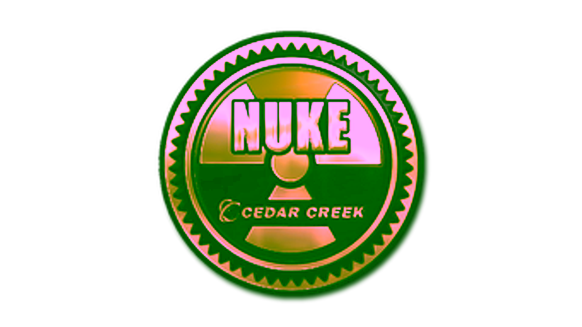 Display for Sticker | Nuke (Gold)