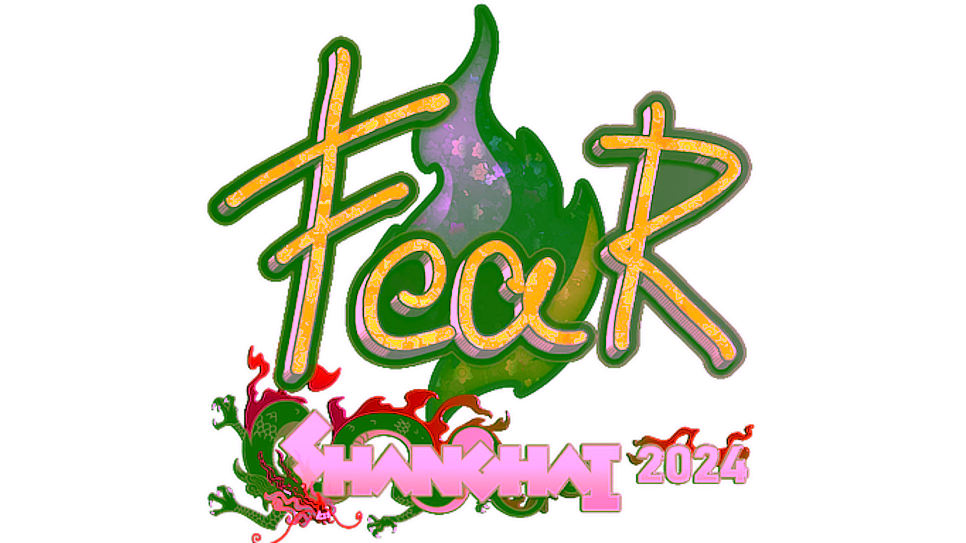 Mostrar para Sticker | fEAR (Glitter) | Shanghai 2024