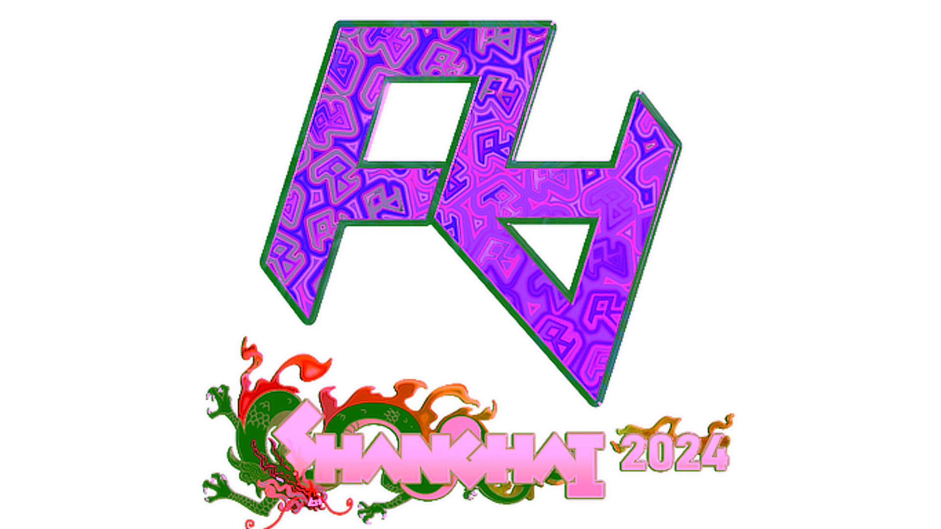 Visar för Sticker | Rare Atom (Holo) | Shanghai 2024