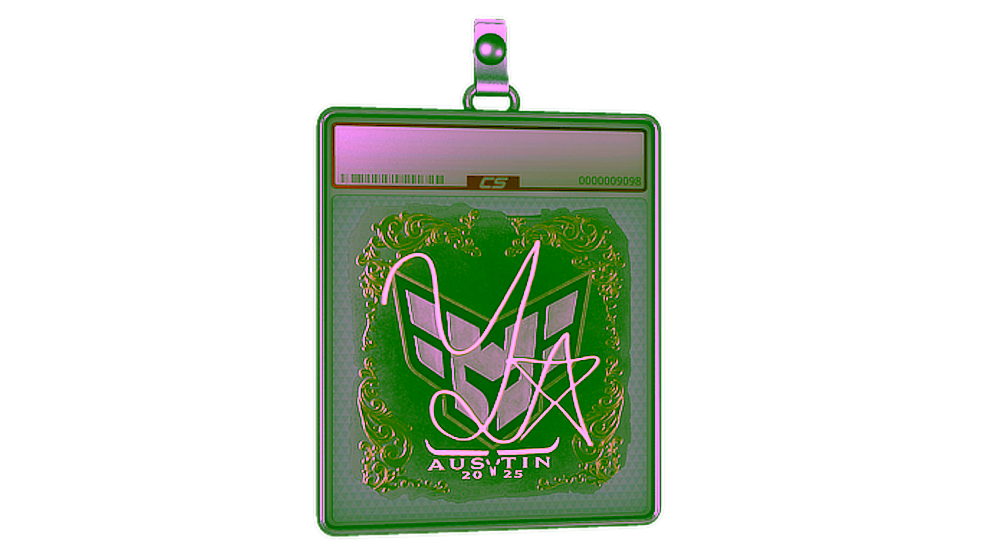 Display for Sticker Slab | yxngstxr (Gold) | Austin 2025