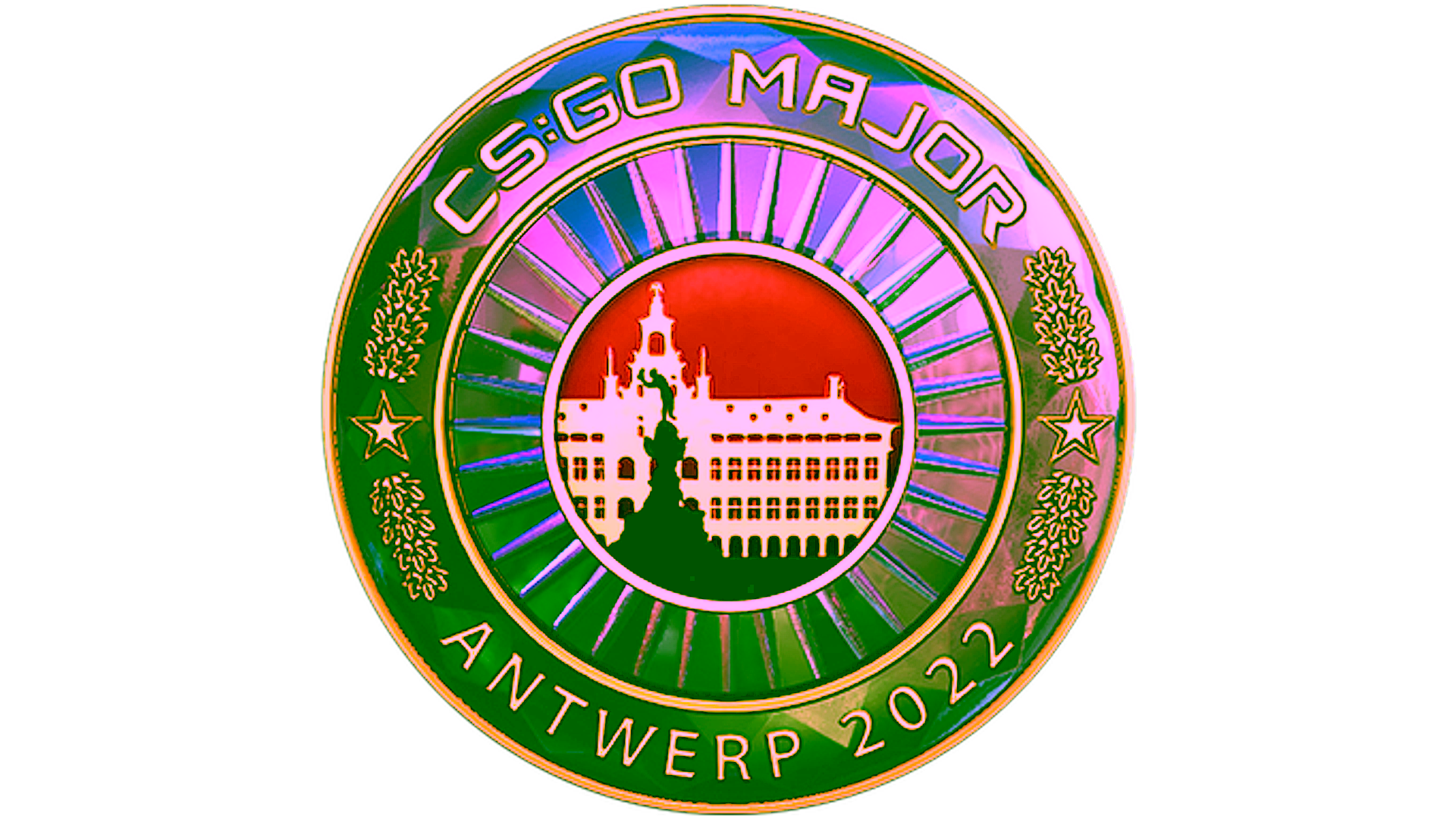 Display for Antwerp 2022 Diamond Coin