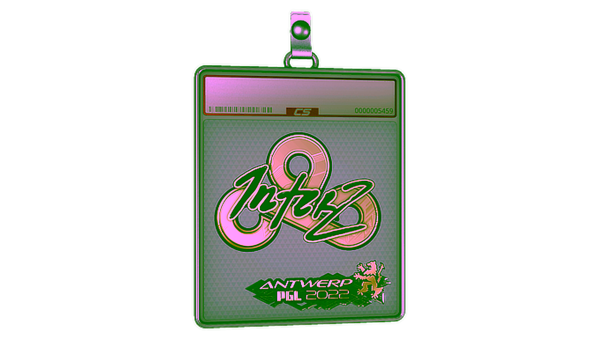 Display for Sticker Slab | interz (Gold) | Antwerp 2022