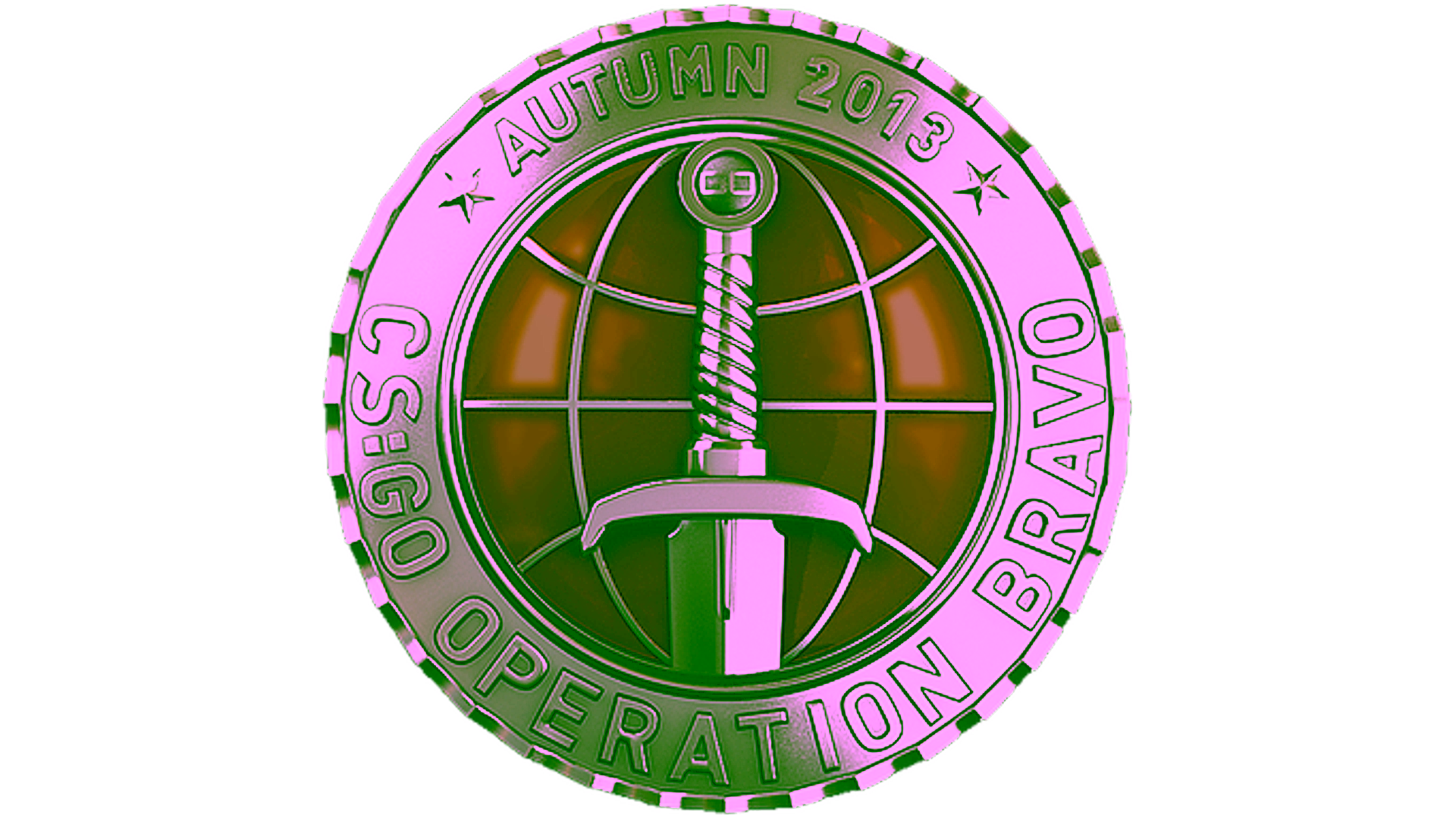 Display for Silver Operation Bravo Coin