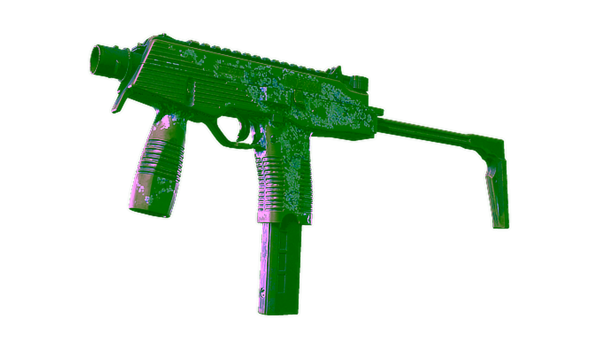 Display for Souvenir MP9 | Cobalt Paisley (Battle-Scarred)