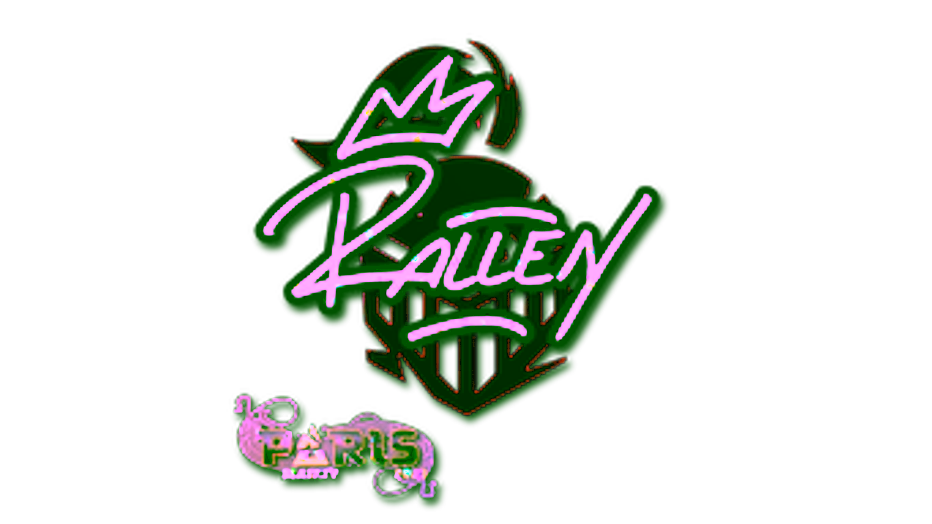 Visar för Sticker | rallen (Glitter) | Paris 2023