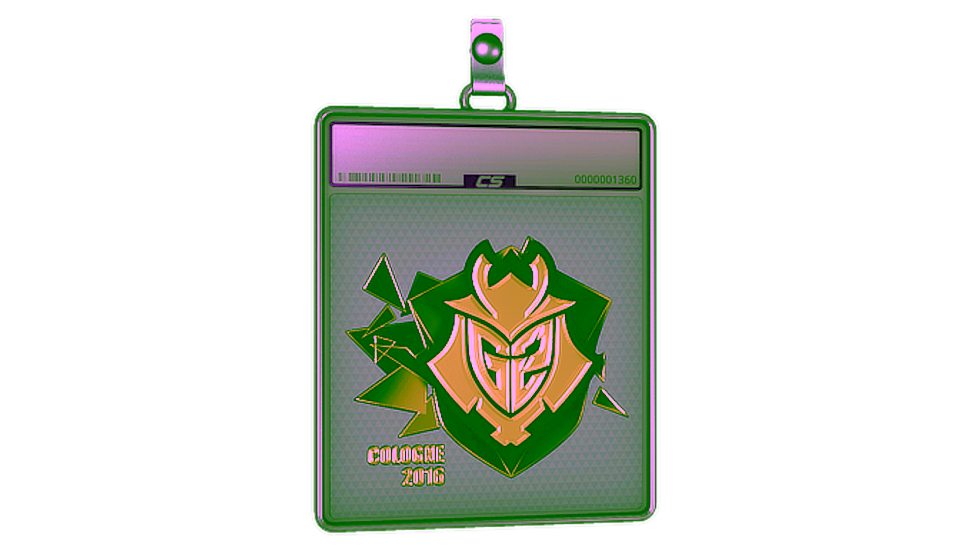 Affichage pour Sticker Slab | G2 Esports (Gold) | Cologne 2016