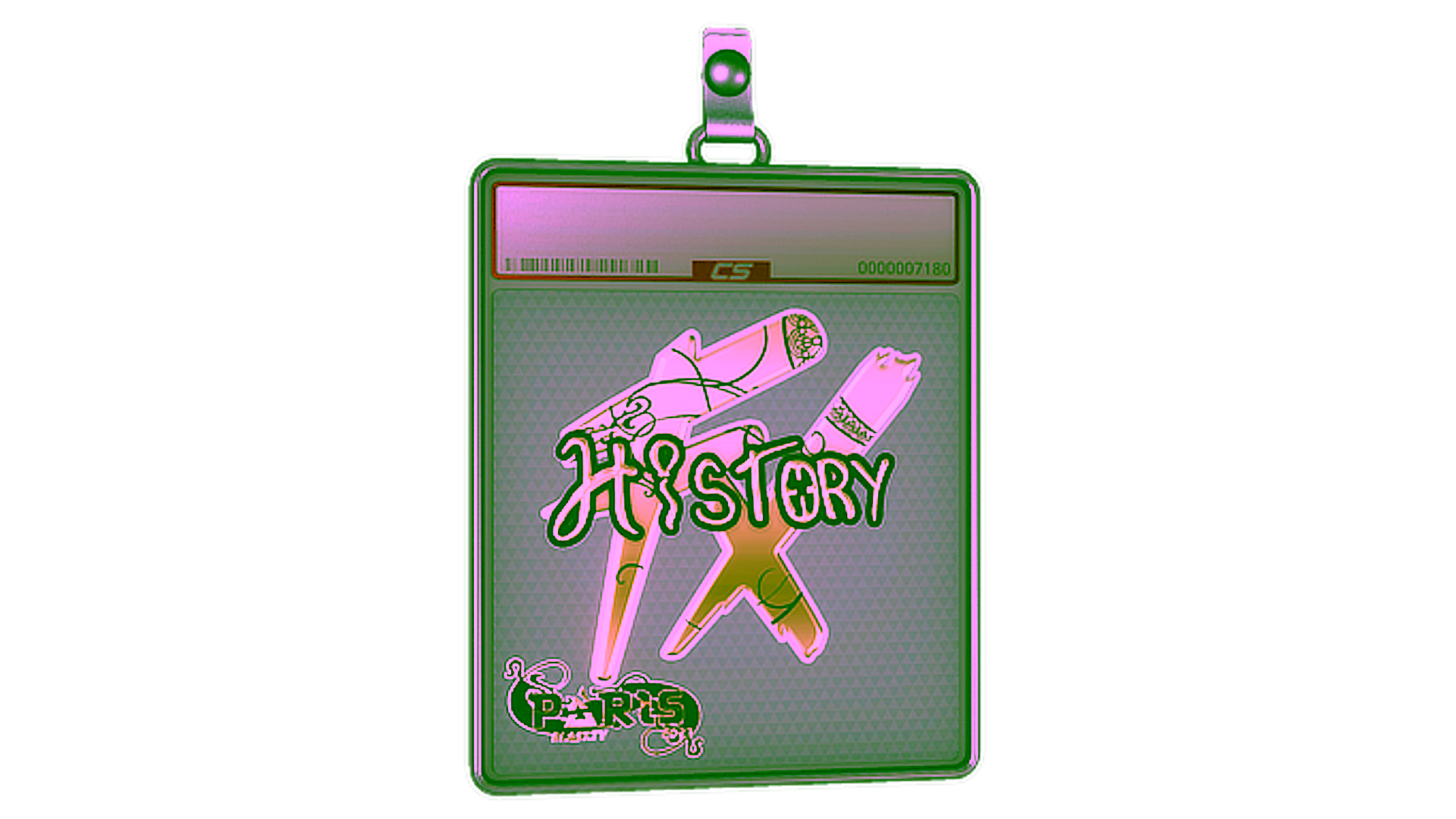 Display for Sticker Slab | History (Gold) | Paris 2023
