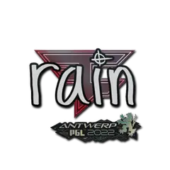 Sticker rain Antwerp 2022