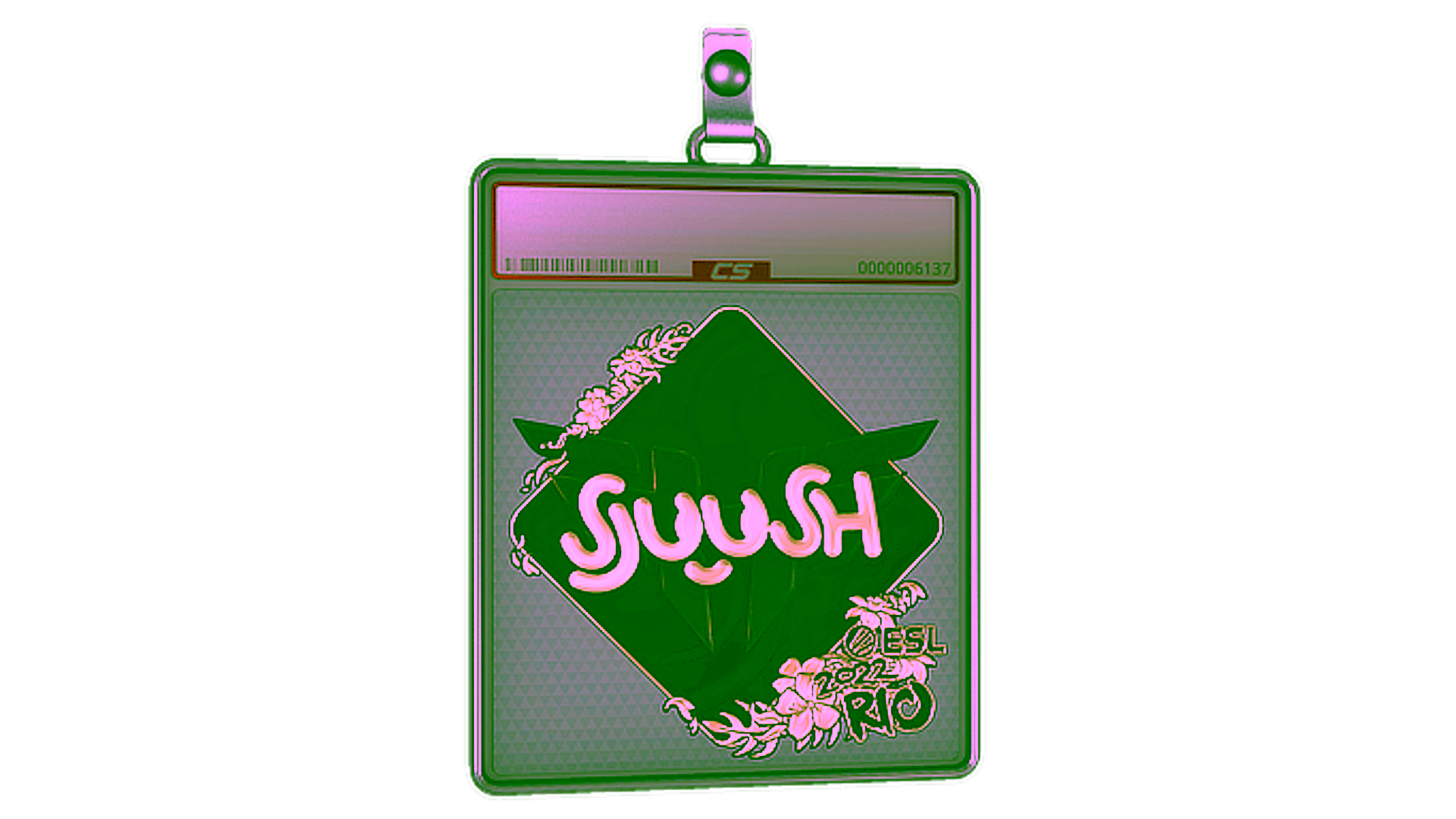 Display for Sticker Slab | sjuush (Gold) | Rio 2022