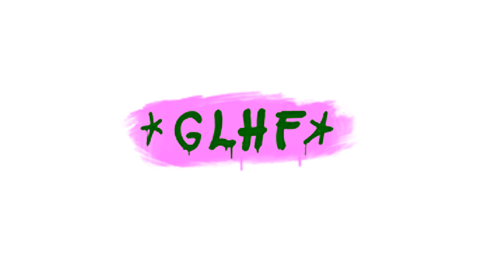 Display for Sealed Graffiti | GLHF (War Pig Pink)