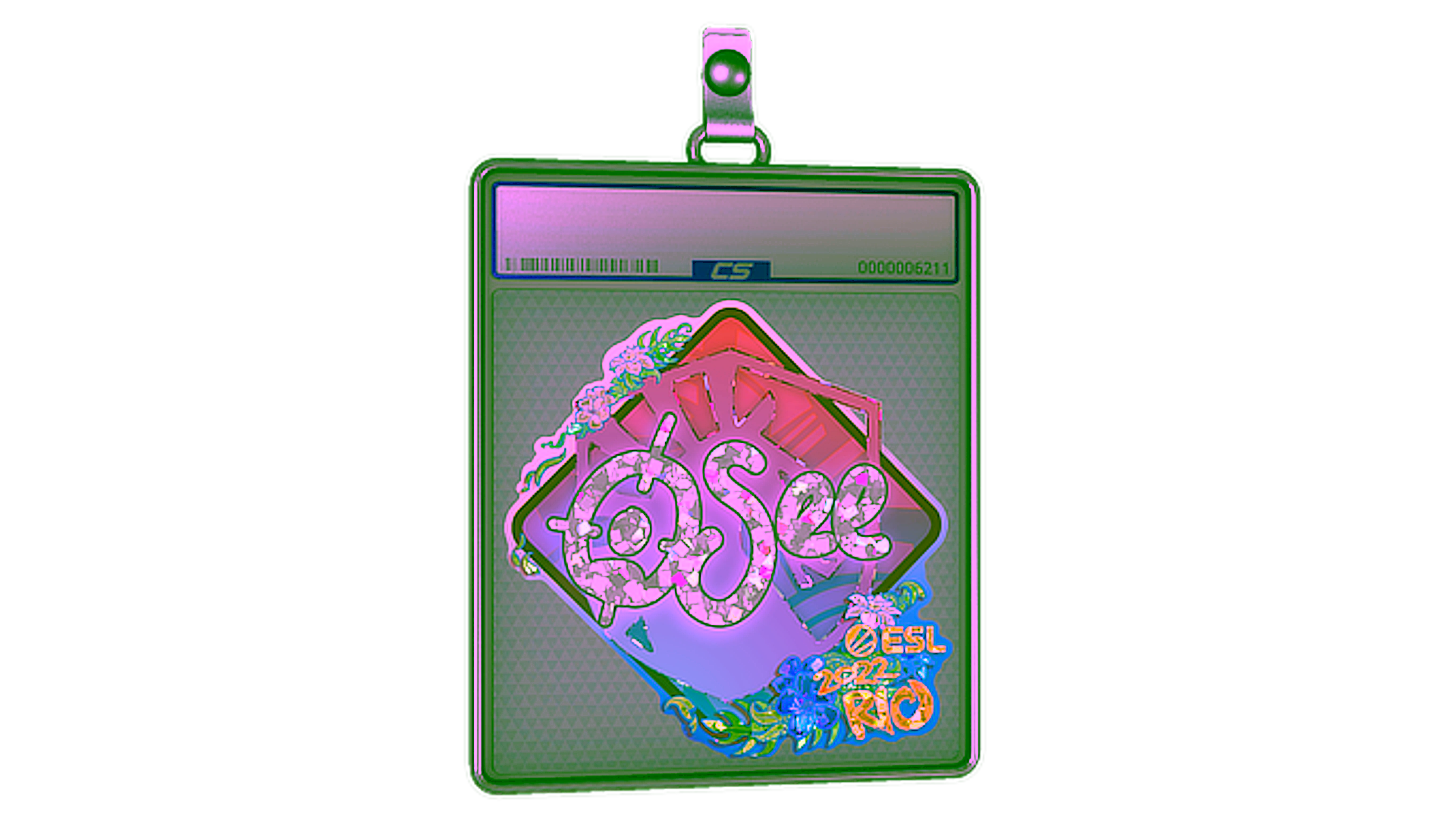 Sticker Slab | oSee (Glitter) | Rio 2022 için görüntü