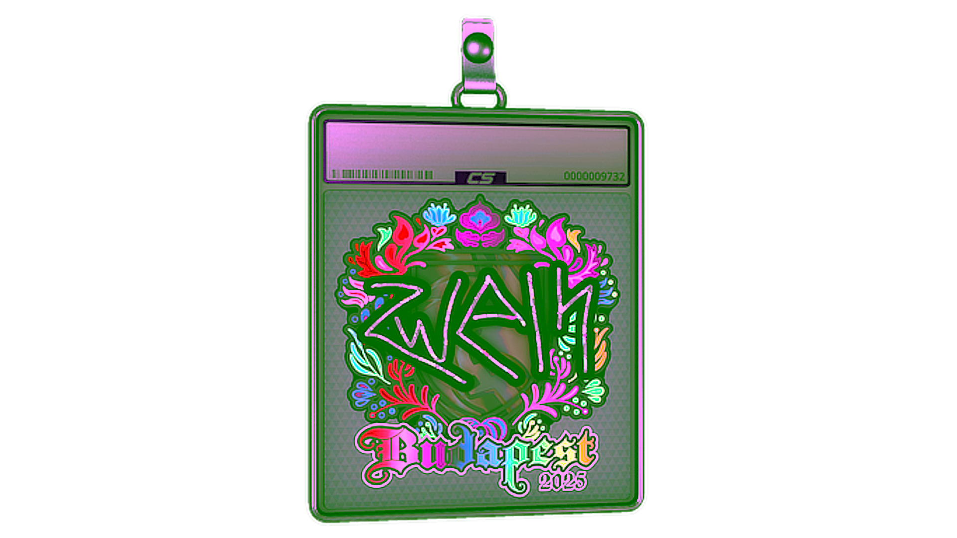 Display for Sticker Slab | zweih (Holo) | Budapest 2025