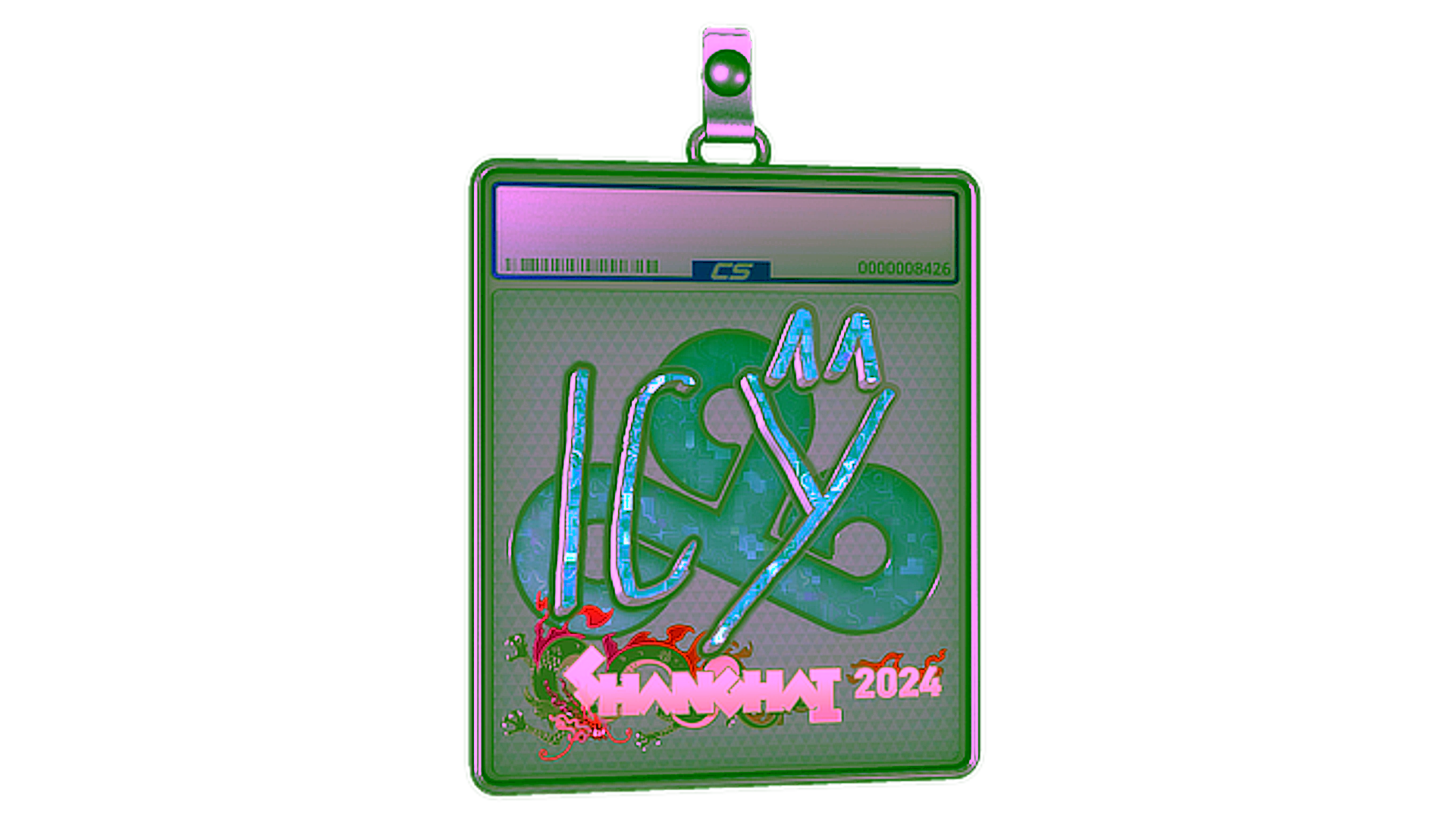Mostrar para Sticker Slab | ICY (Glitter) | Shanghai 2024