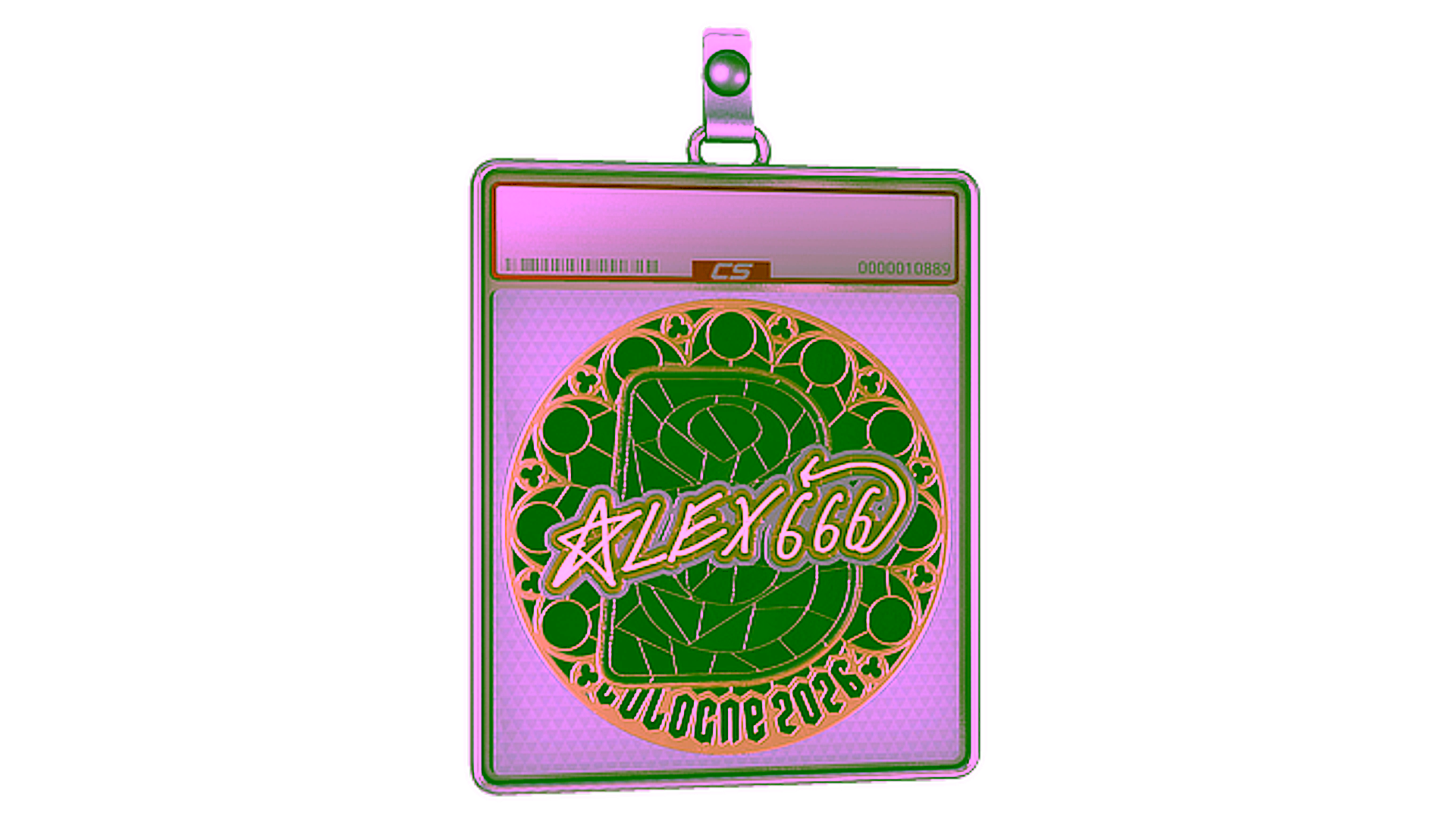 Rodyti Sticker Slab | alex666 (Gold) | Cologne 2026