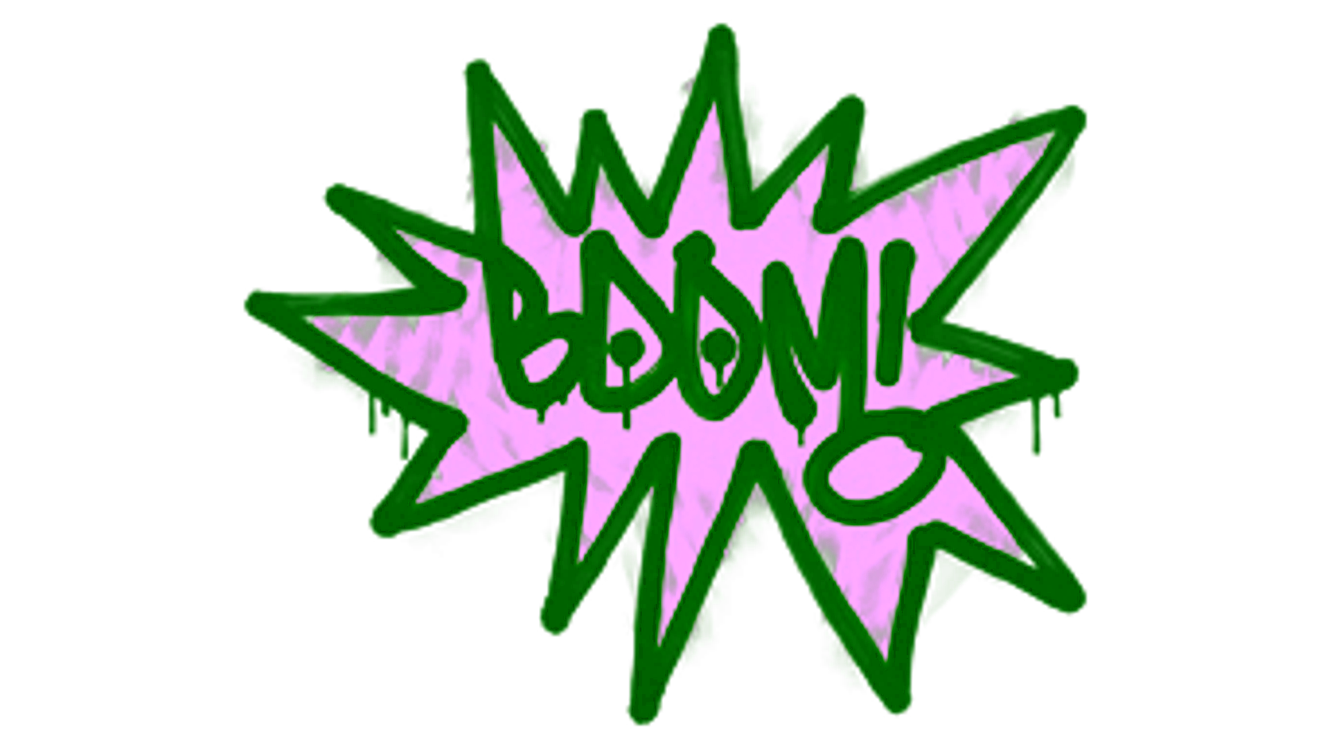 Display for Sealed Graffiti | BOOM (Cash Green)