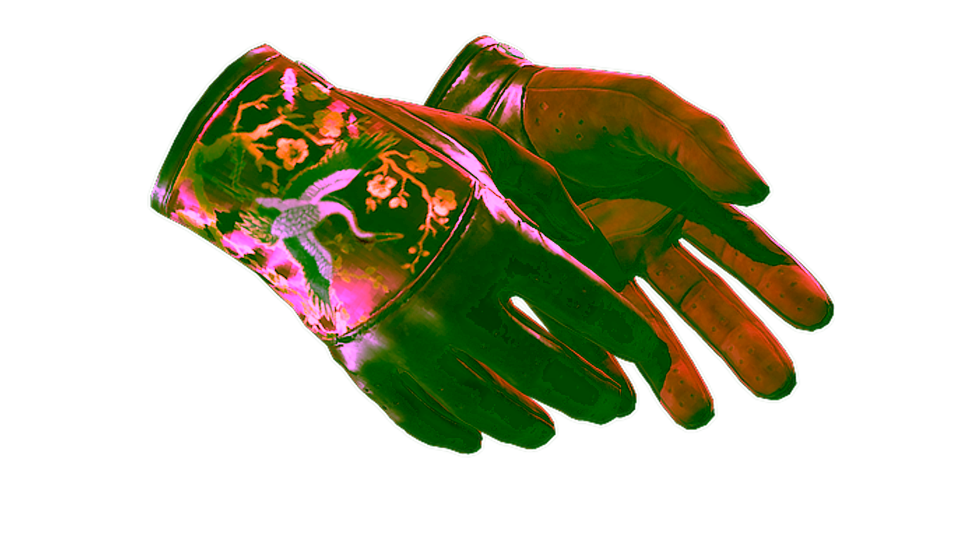 Display for ★ Driver Gloves | Brocade Crane (Factory New)