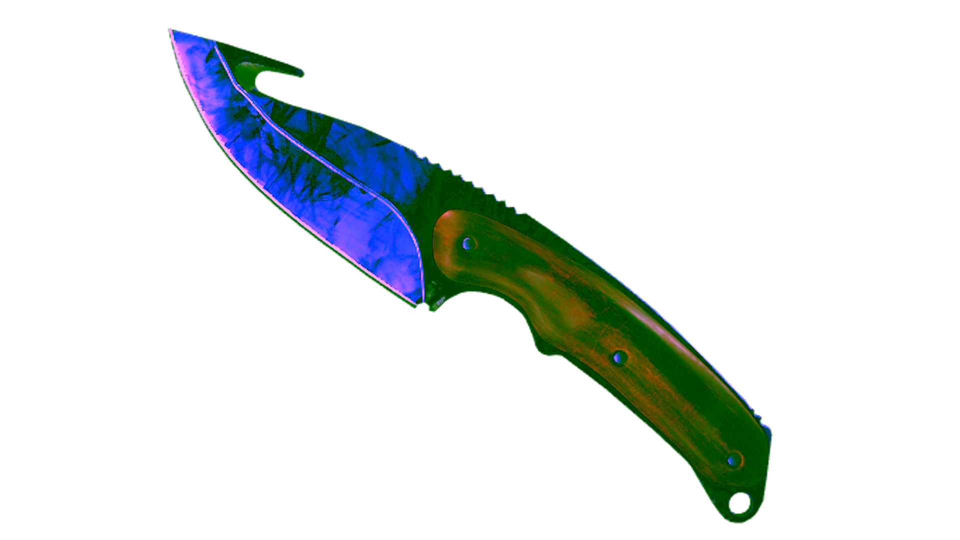 Display for ★ StatTrak™ Gut Knife | Doppler Sapphire (Factory New)