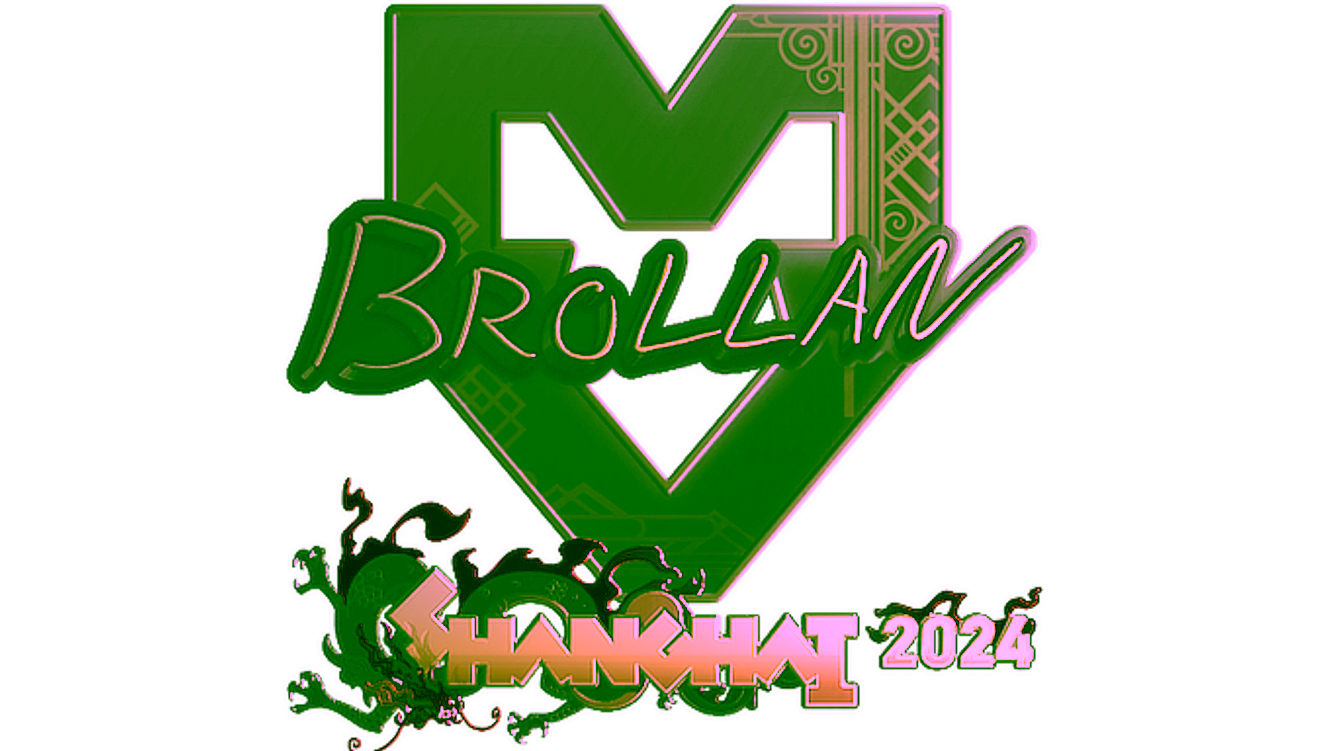 Display for Sticker | Brollan (Gold) | Shanghai 2024