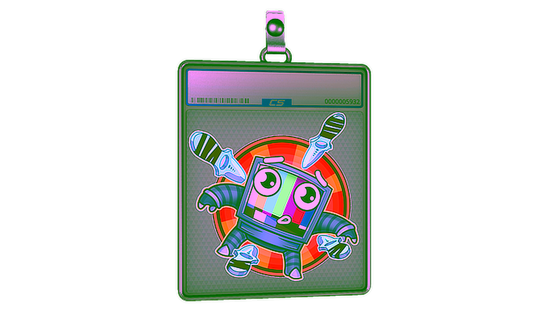 Display for Sticker Slab | TV On Mirage