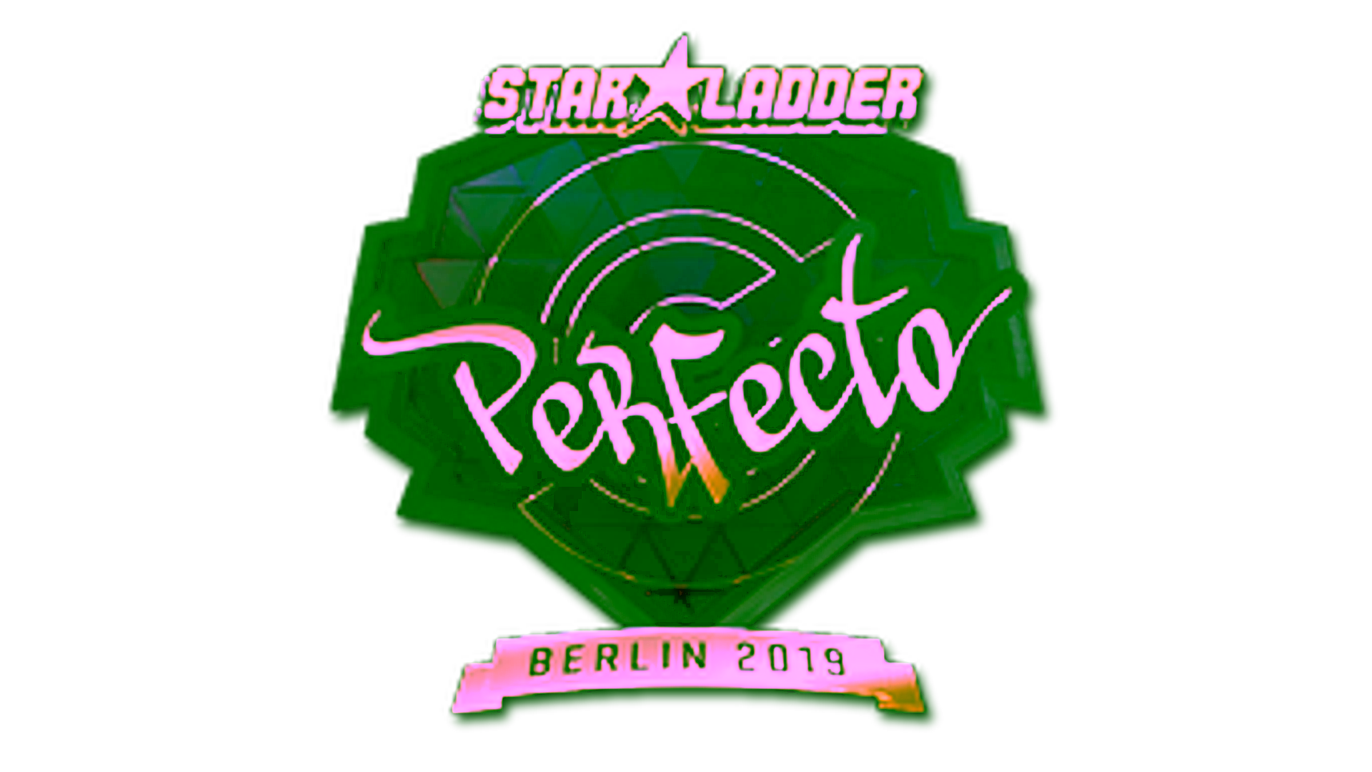 Affichage pour Sticker | Perfecto (Gold) | Berlin 2019