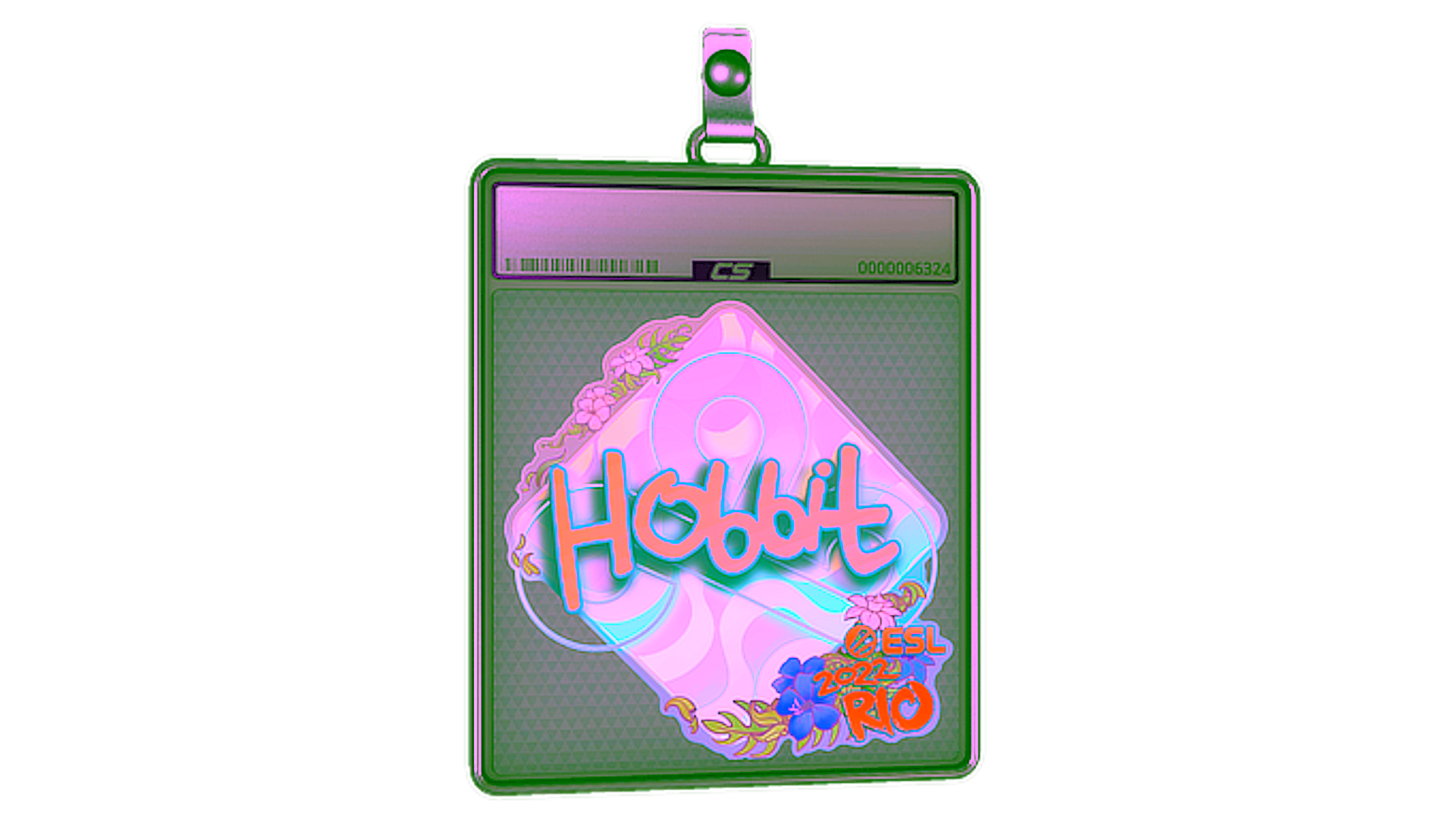 Anzeige für Sticker Slab | Hobbit (Holo) | Rio 2022