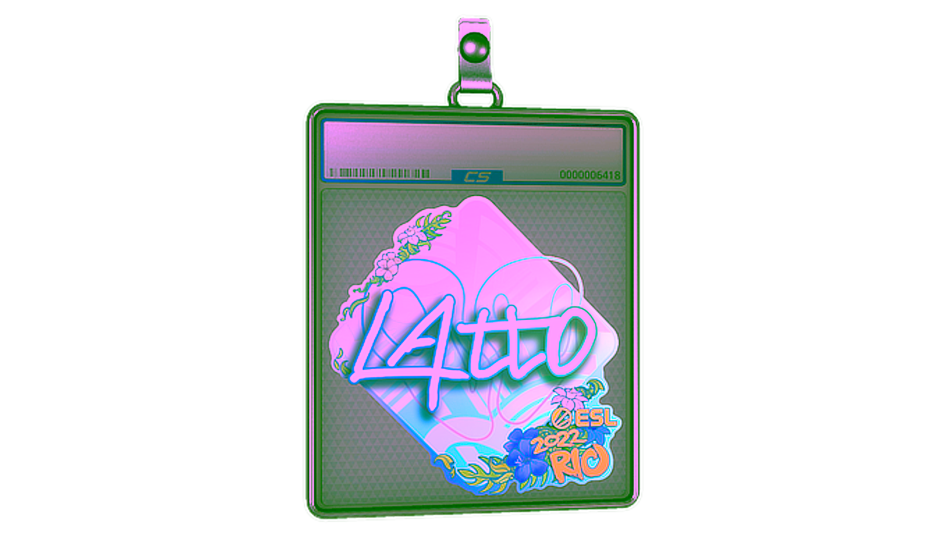 Display for Sticker Slab | latto | Rio 2022