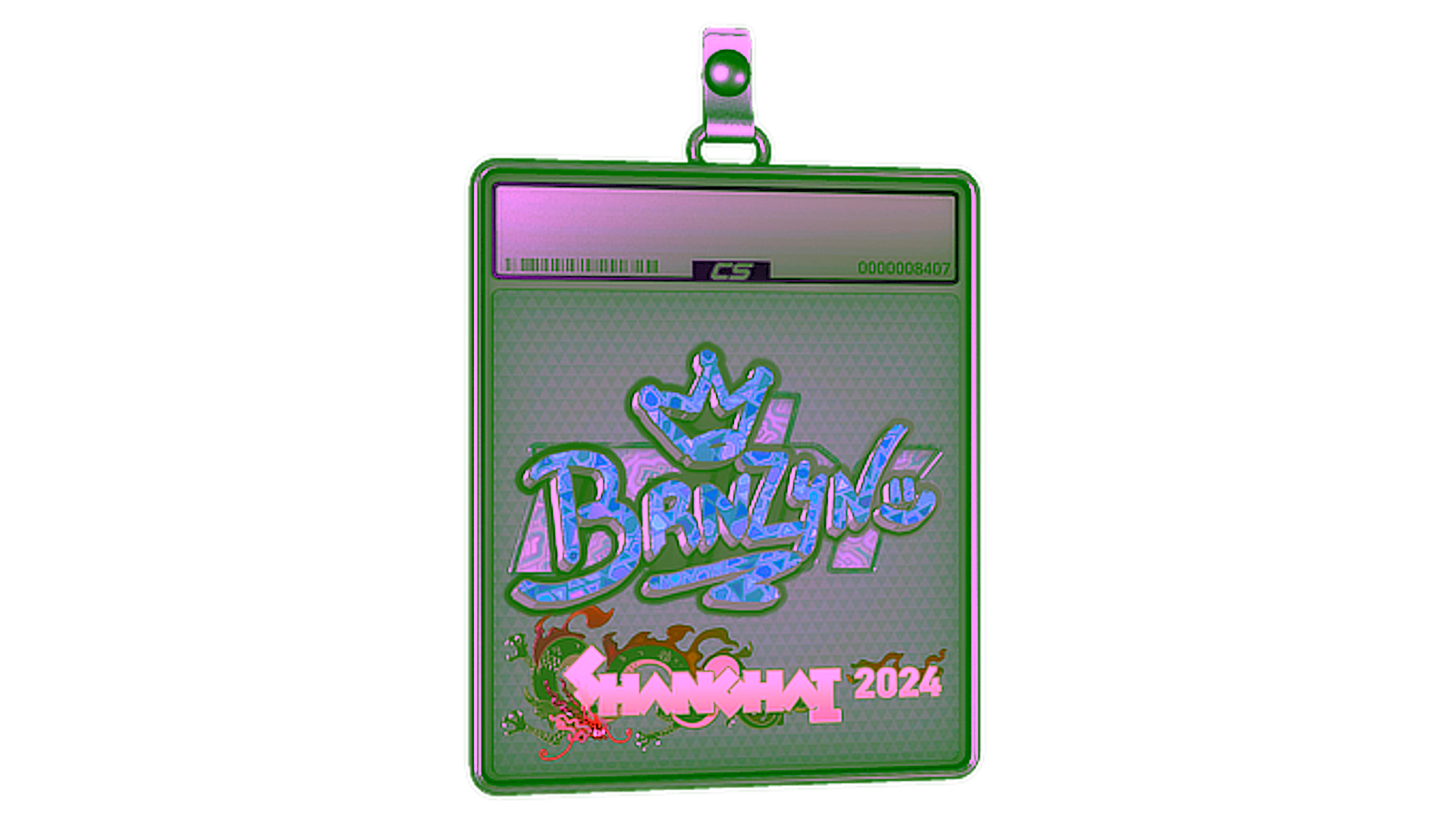 Display for Sticker Slab | brnz4n (Holo) | Shanghai 2024