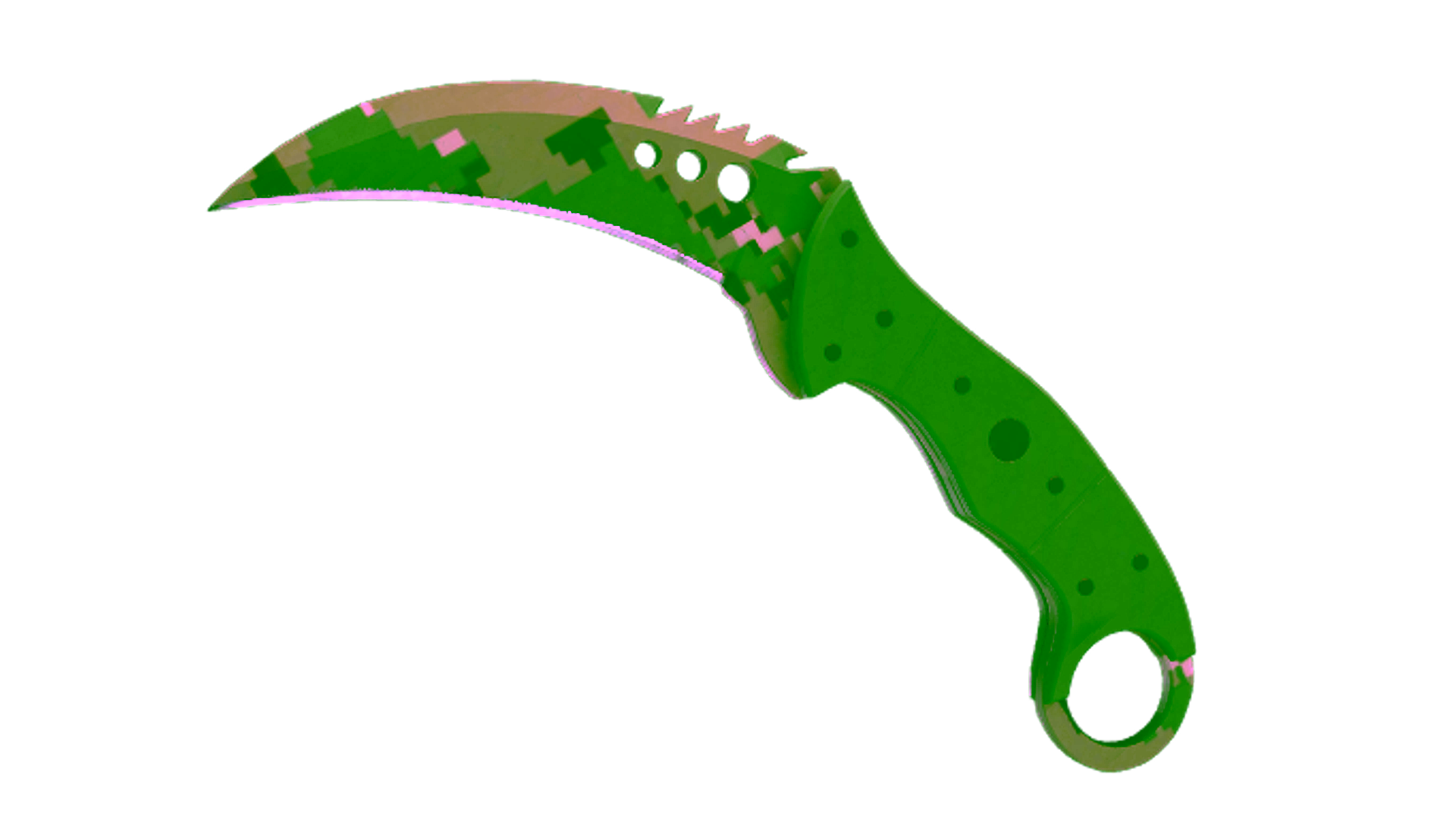 Display for ★ StatTrak™ Talon Knife | Forest DDPAT (Minimal Wear)