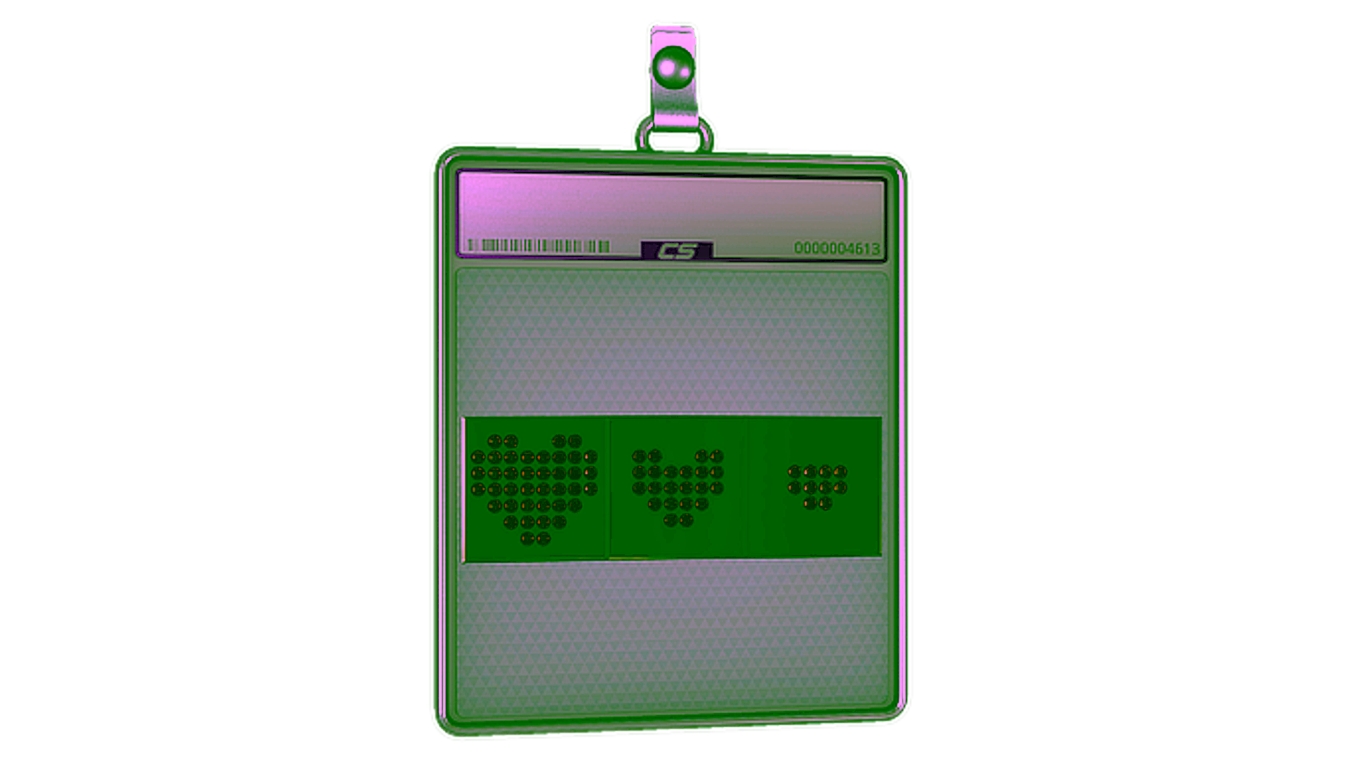 Display for Sticker Slab | Health (Gold)