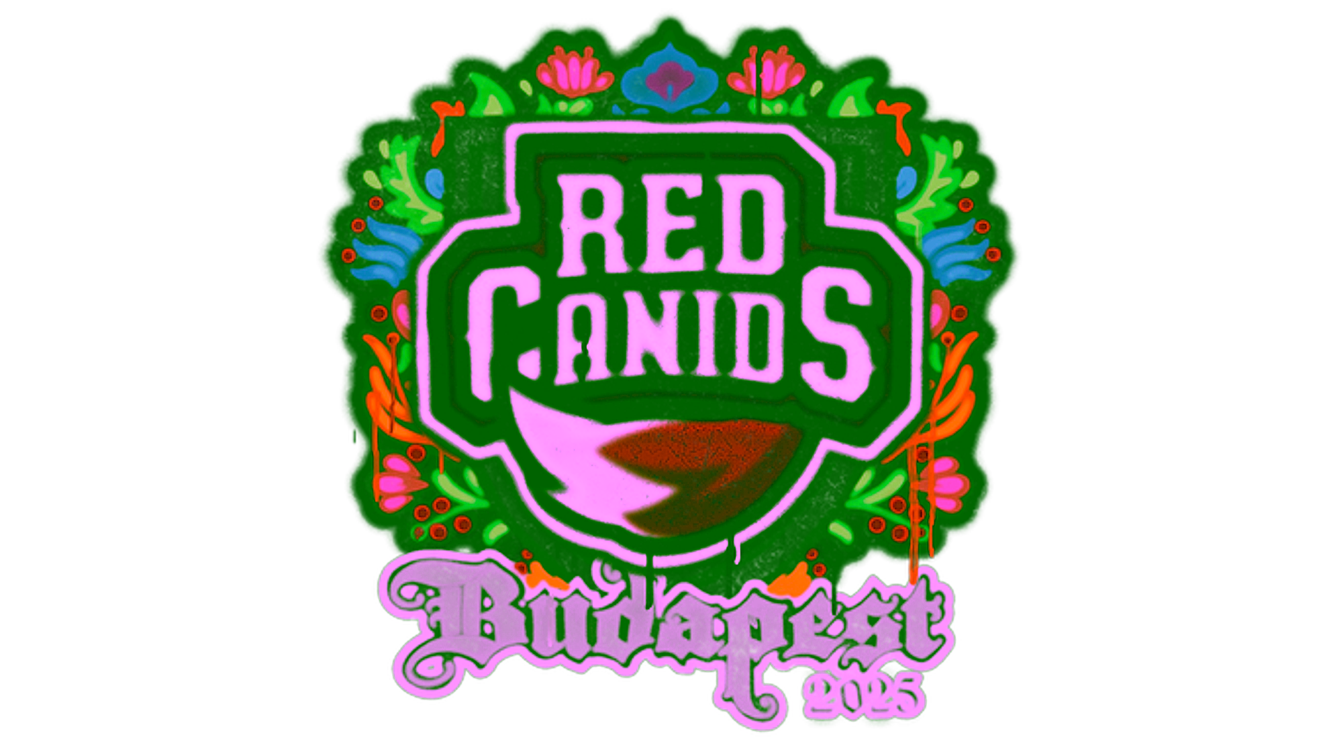 Display for Sealed Graffiti | RED Canids | Budapest 2025
