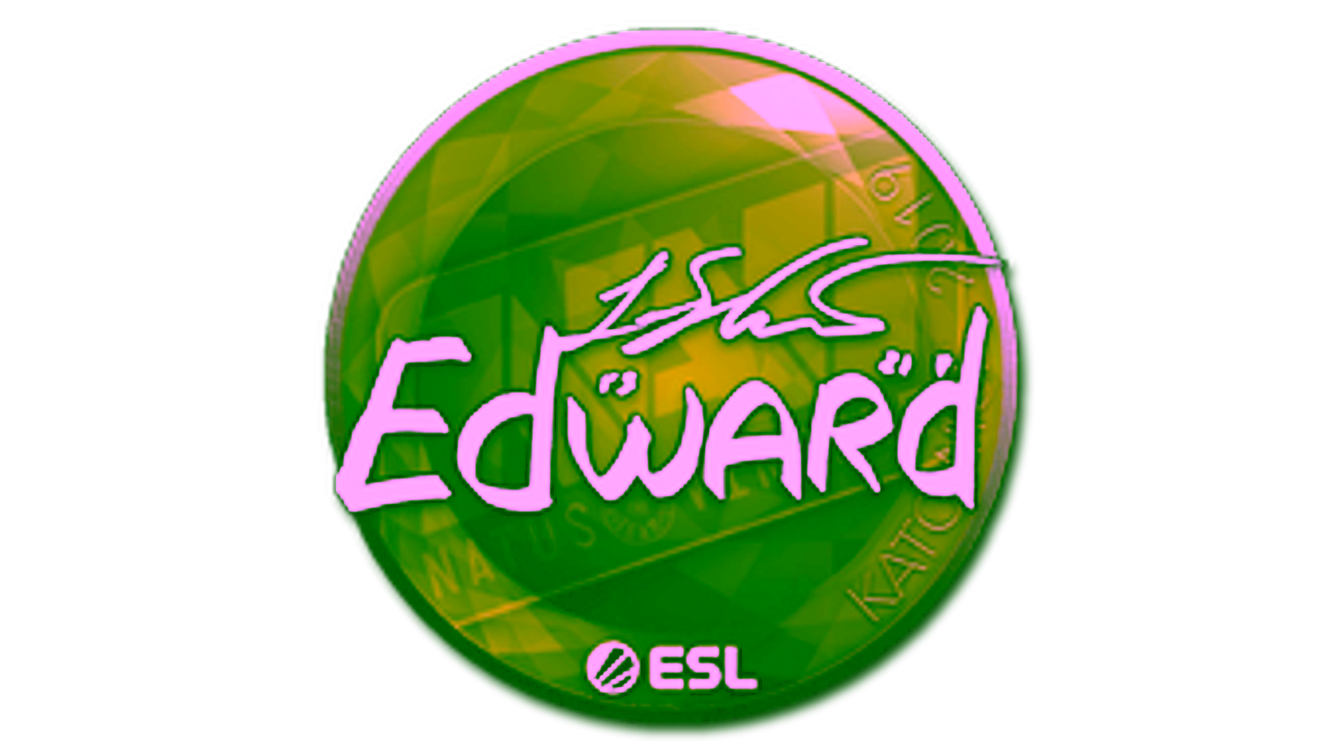 Visar för Sticker | Edward | Katowice 2019