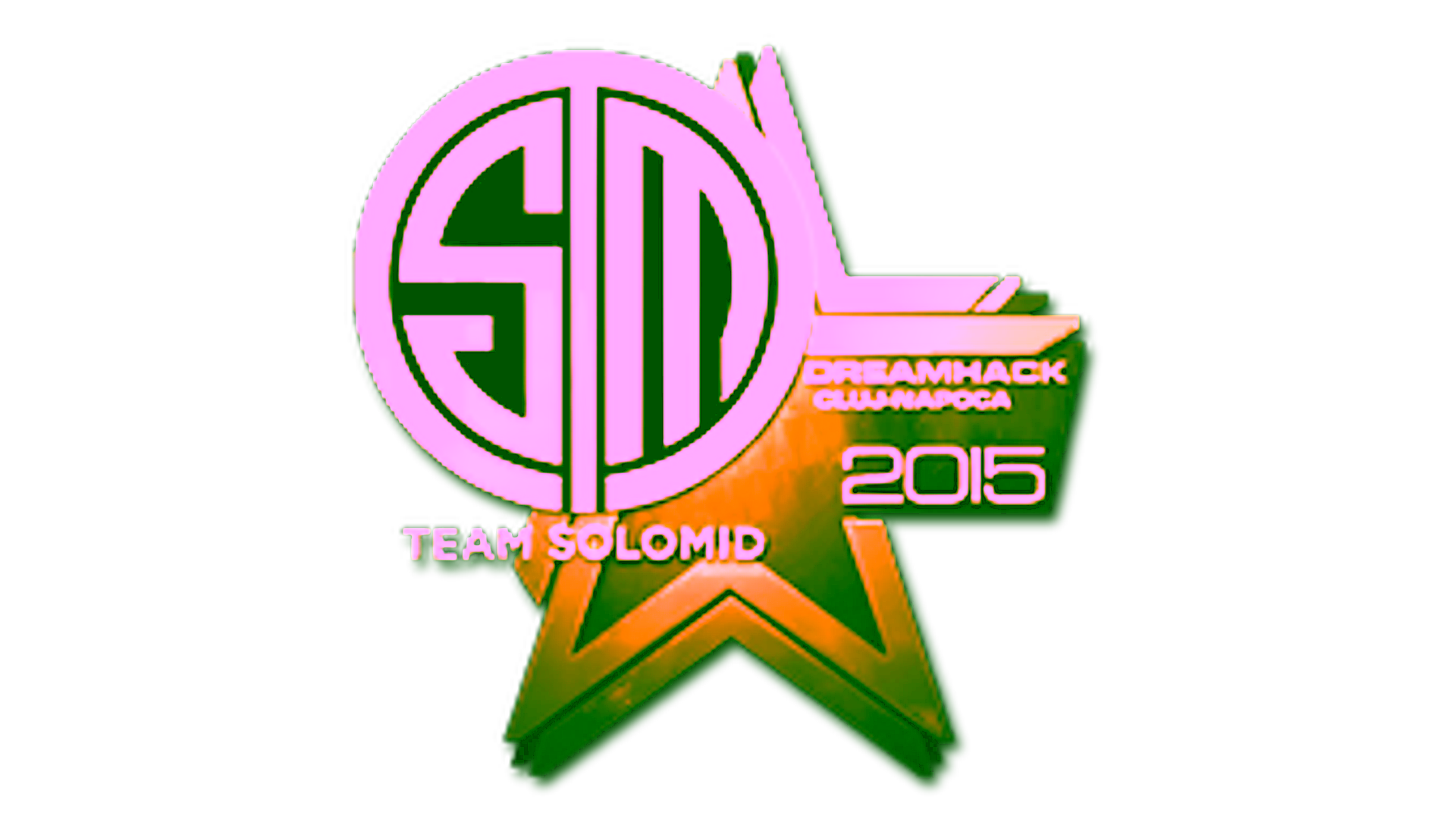 Display for Sticker | Team SoloMid (Gold) | Cluj-Napoca 2015