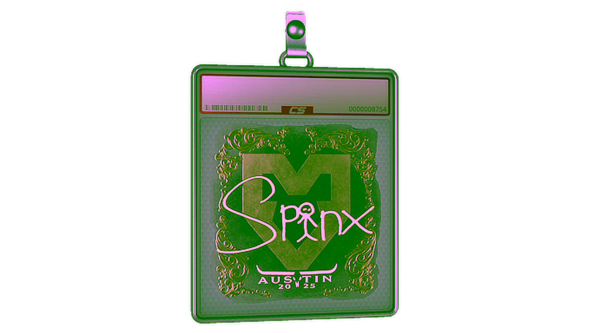 Anzeige für Sticker Slab | Spinx (Gold) | Austin 2025