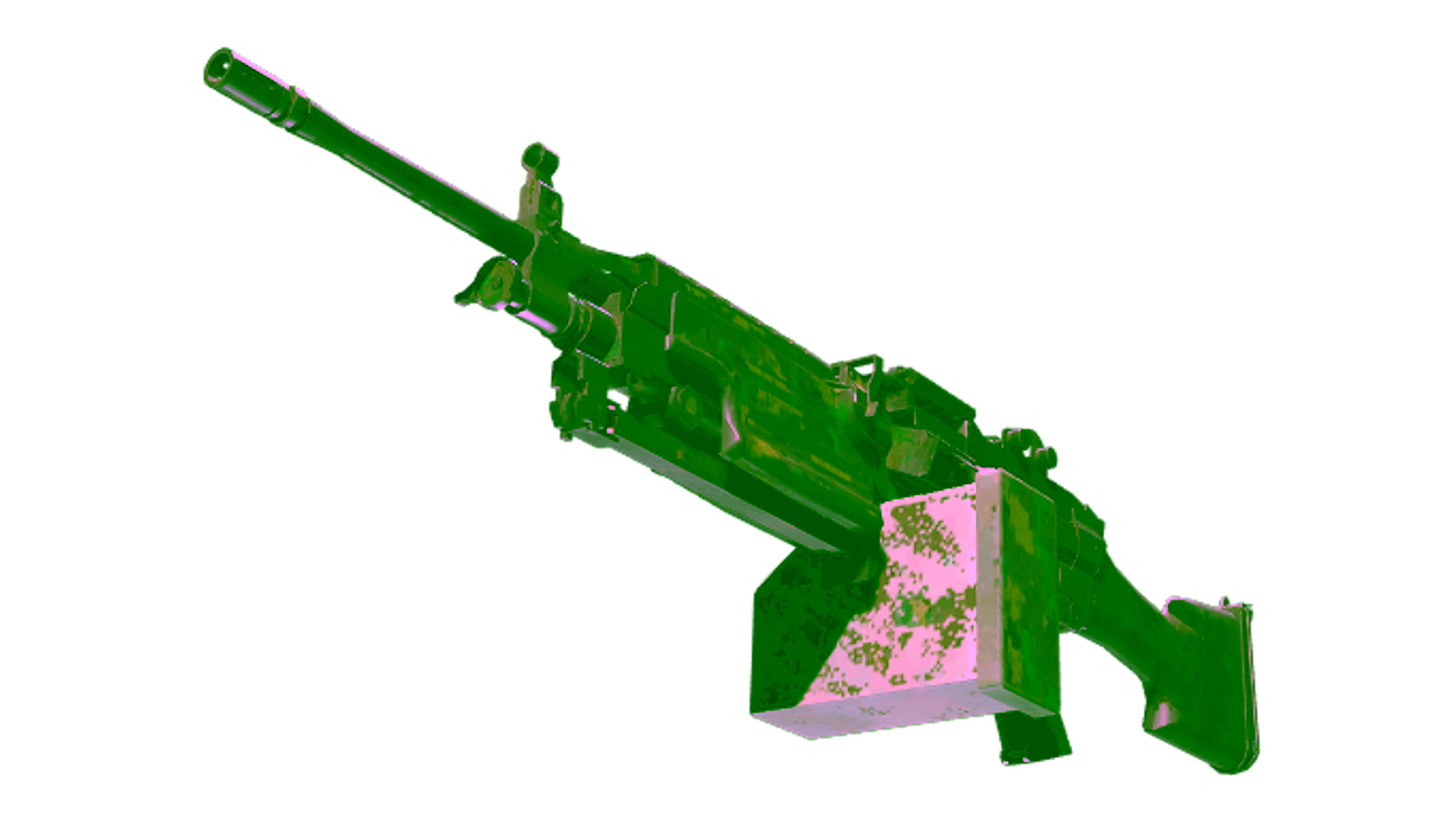 Display for Souvenir M249 | Jungle DDPAT (Battle-Scarred)