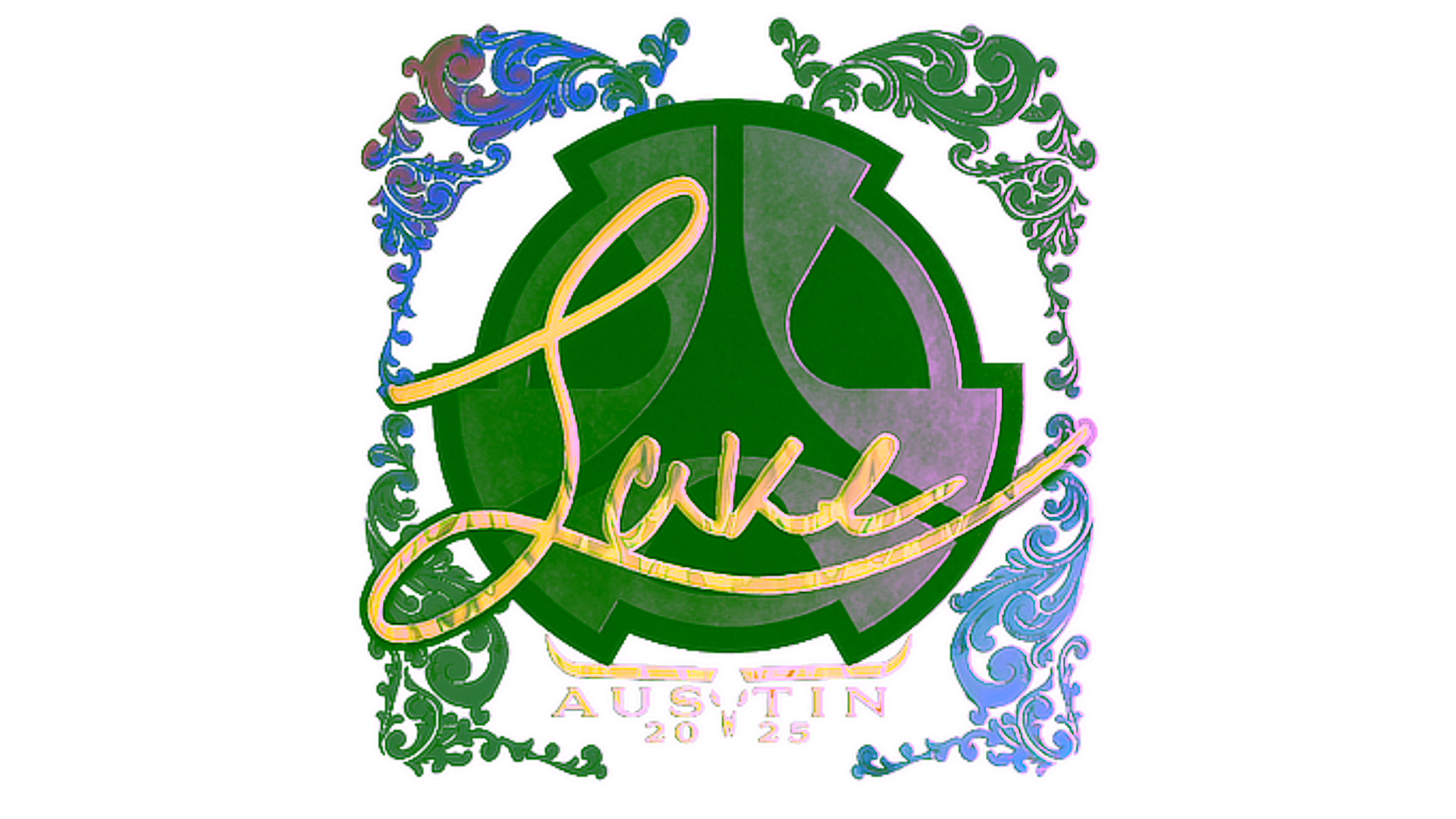 Display for Sticker | Lake (Holo) | Austin 2025