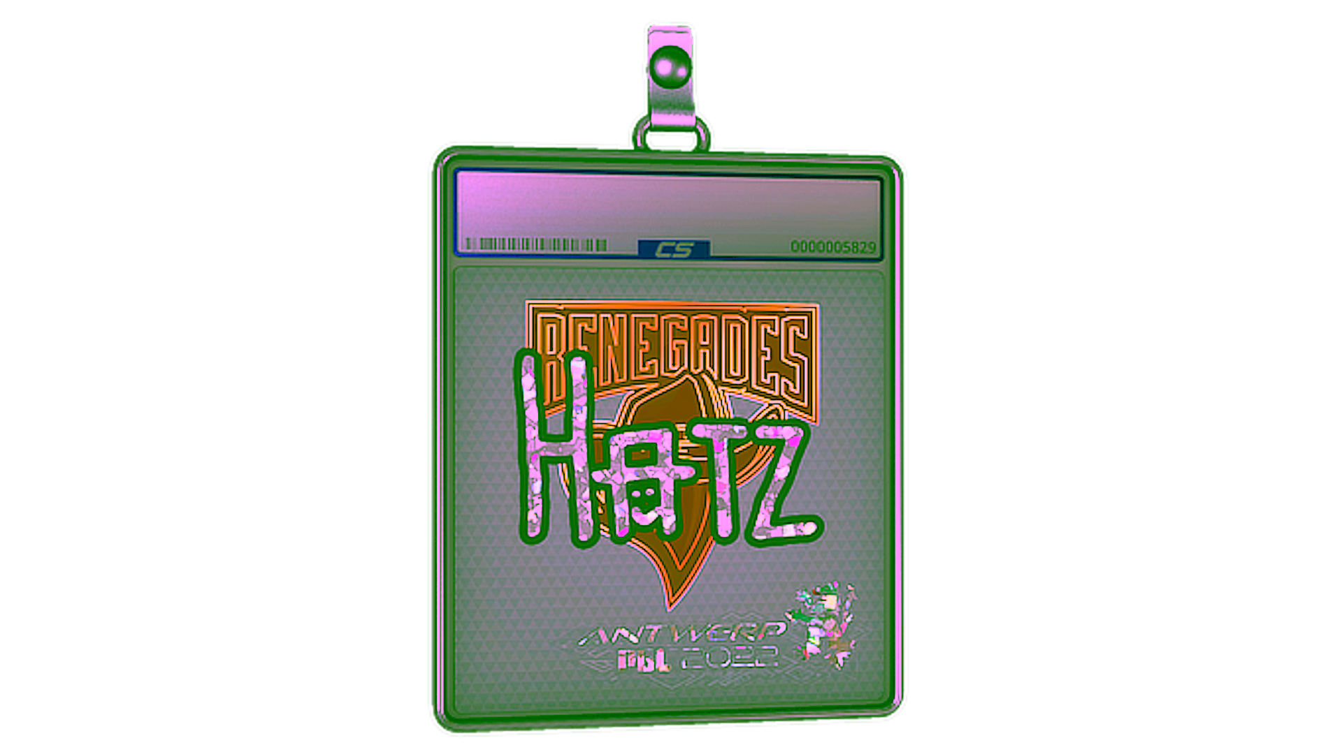 Display for Sticker Slab | hatz (Glitter) | Antwerp 2022