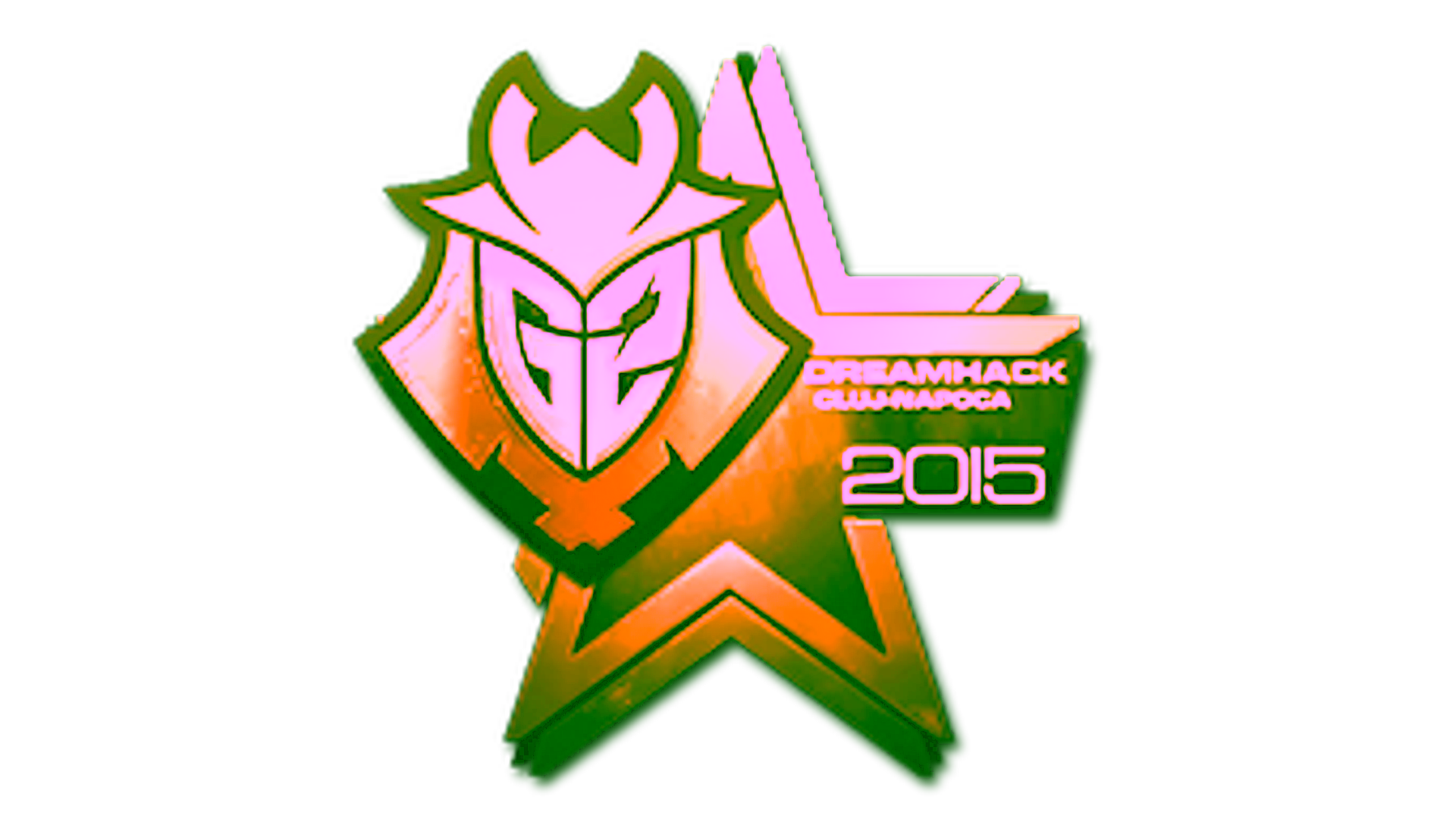 Display for Sticker | G2 Esports (Gold) | Cluj-Napoca 2015