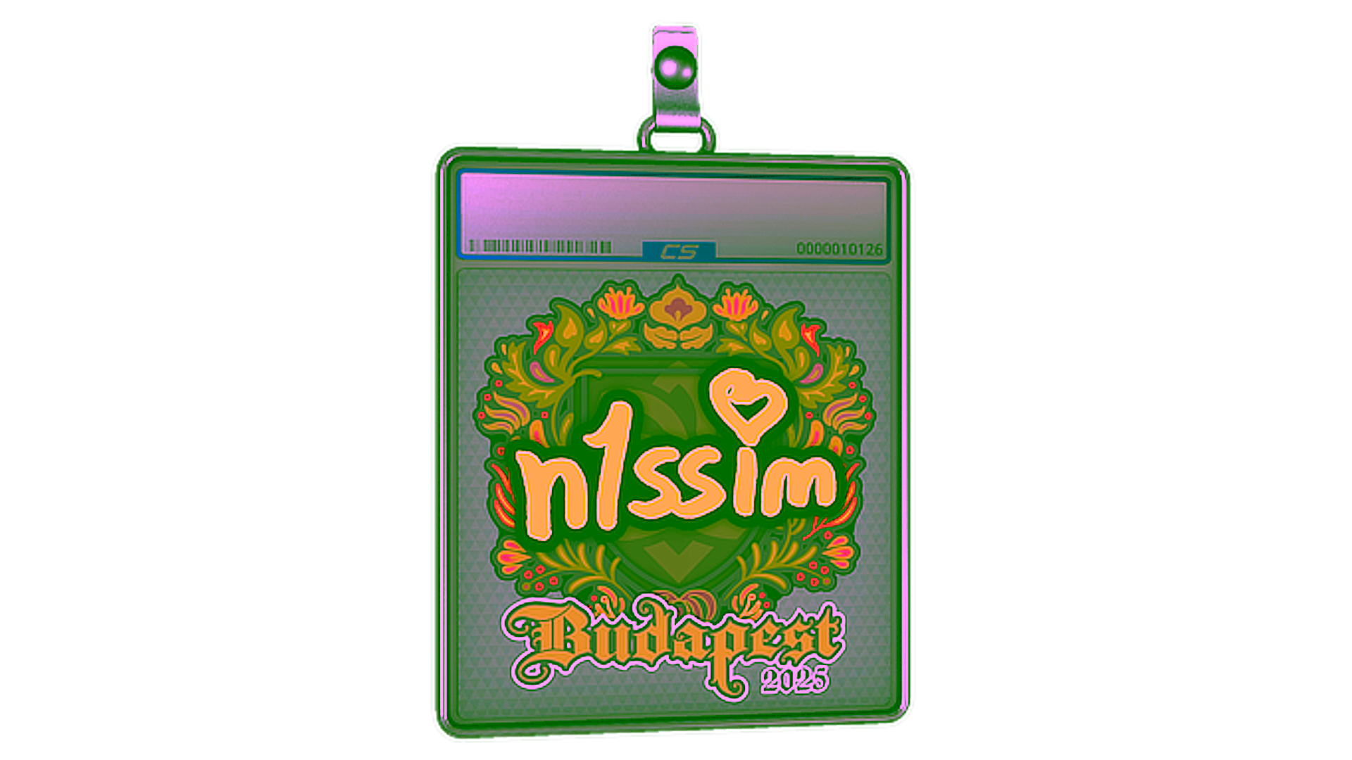 Дисплей для Sticker Slab | n1ssim | Budapest 2025
