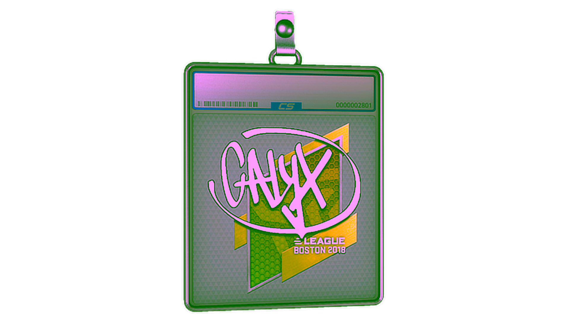 Anzeige für Sticker Slab | Calyx | Boston 2018