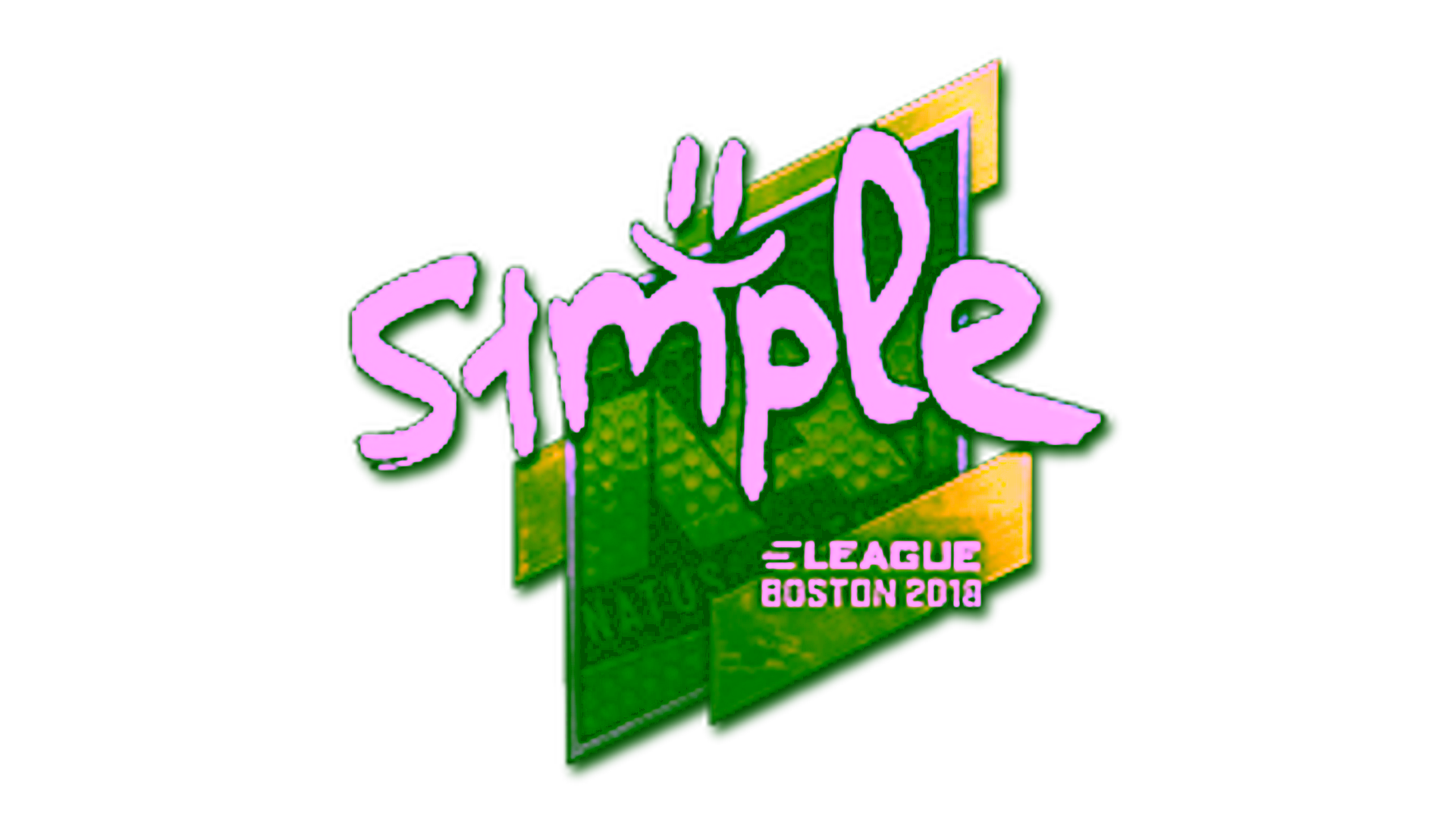Display for Sticker | s1mple (Foil) | Boston 2018