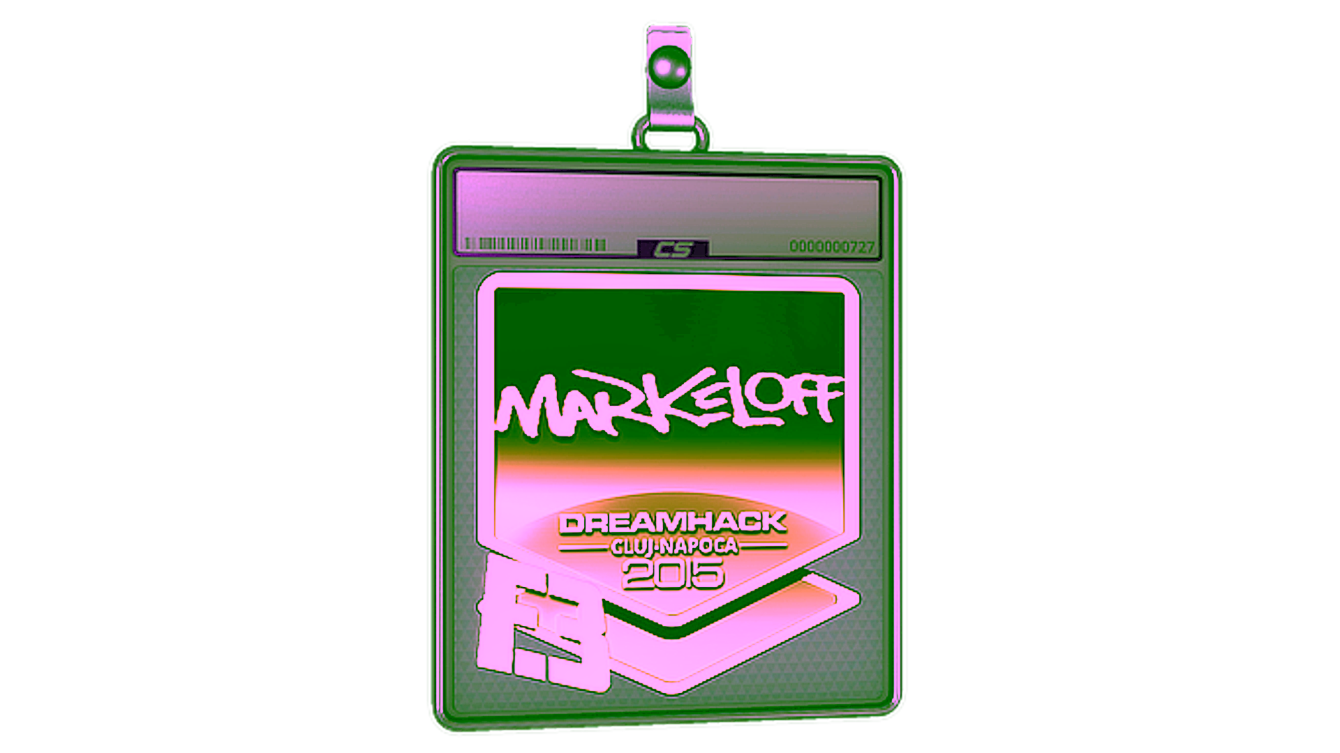 Visar för Sticker Slab | markeloff (Gold) | Cluj-Napoca 2015