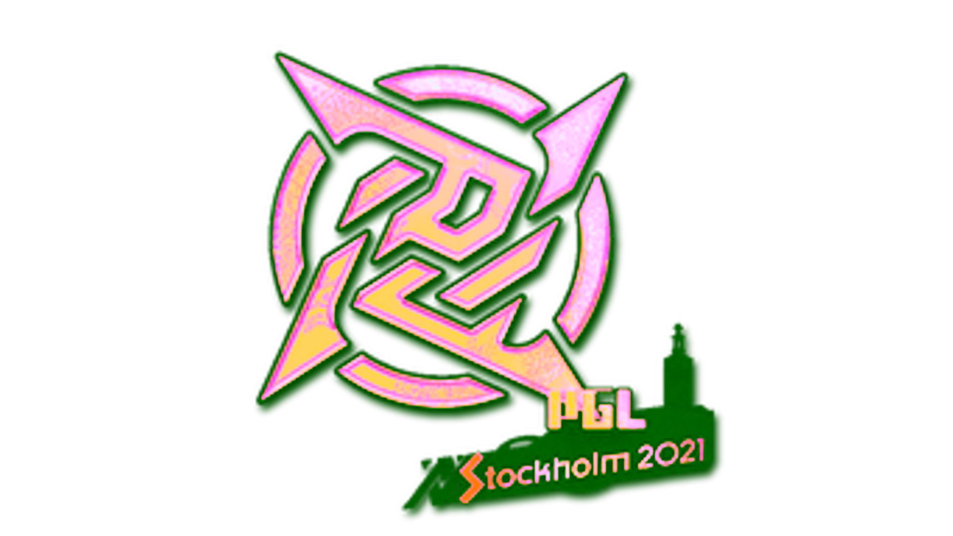 Display for Sticker | Ninjas in Pyjamas (Holo) | Stockholm 2021