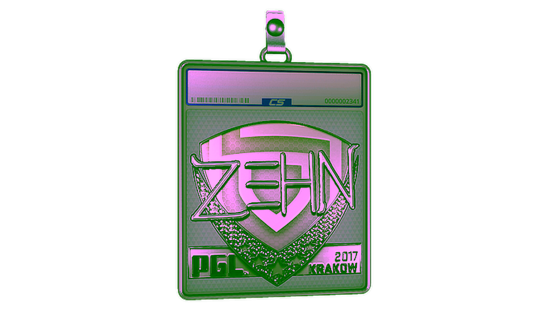 Display for Sticker Slab | zehN (Foil) | Krakow 2017