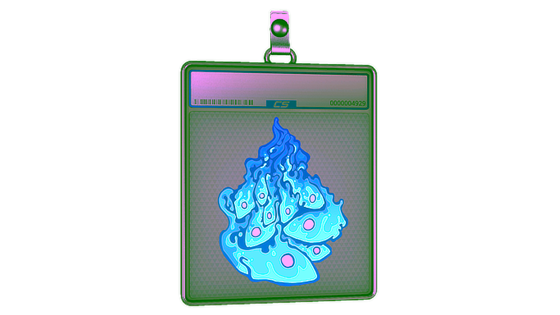 Affichage pour Sticker Slab | Liquid Fire