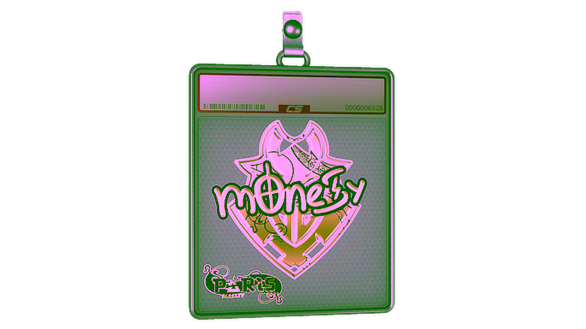 Display for Sticker Slab | m0NESY (Gold) | Paris 2023