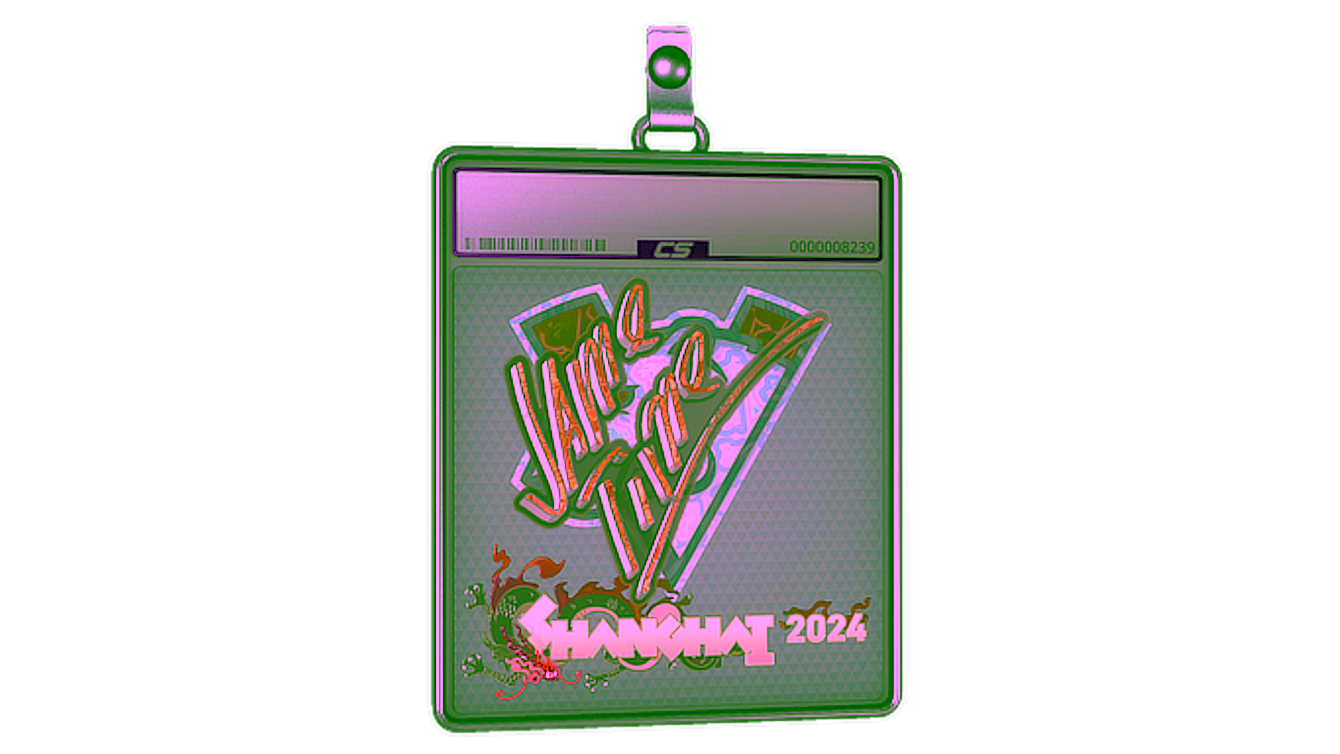 Anzeige für Sticker Slab | Jame (Holo) | Shanghai 2024