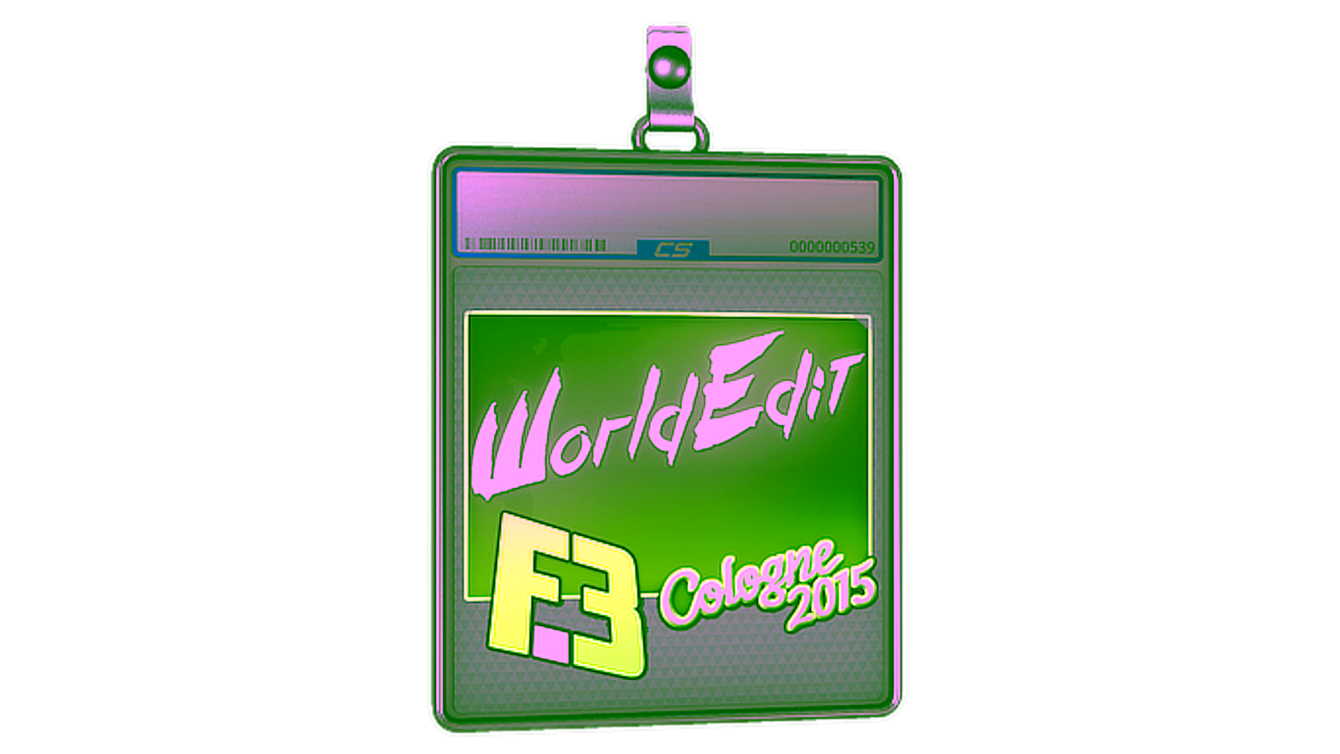 Display for Sticker Slab | WorldEdit | Cologne 2015