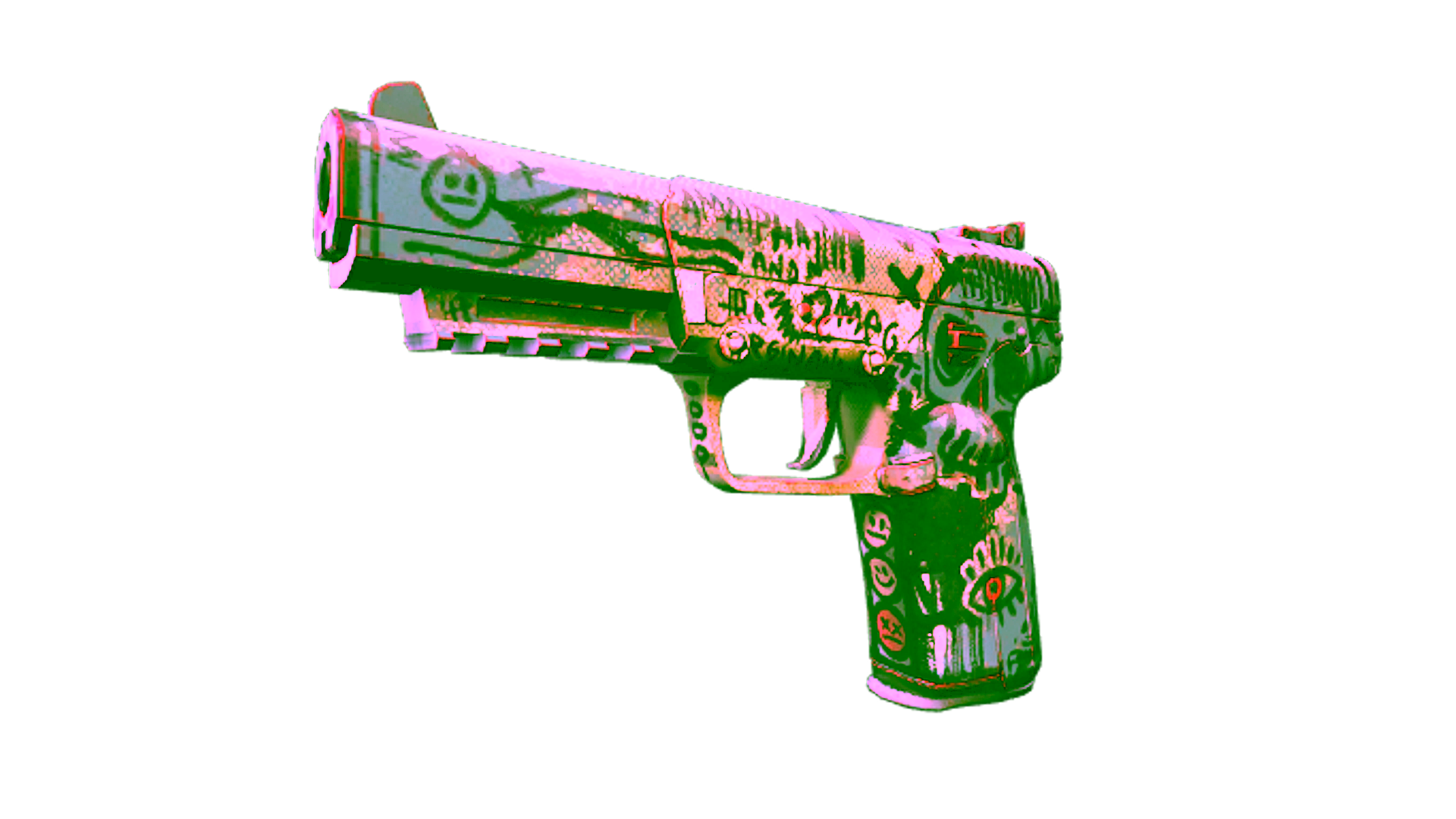 Display for Five-SeveN | Scrawl (Minimal Wear)