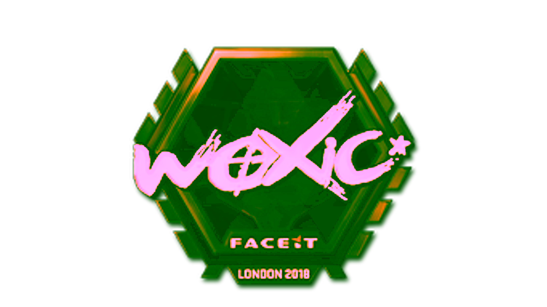 Display for Sticker | woxic (Gold) | London 2018