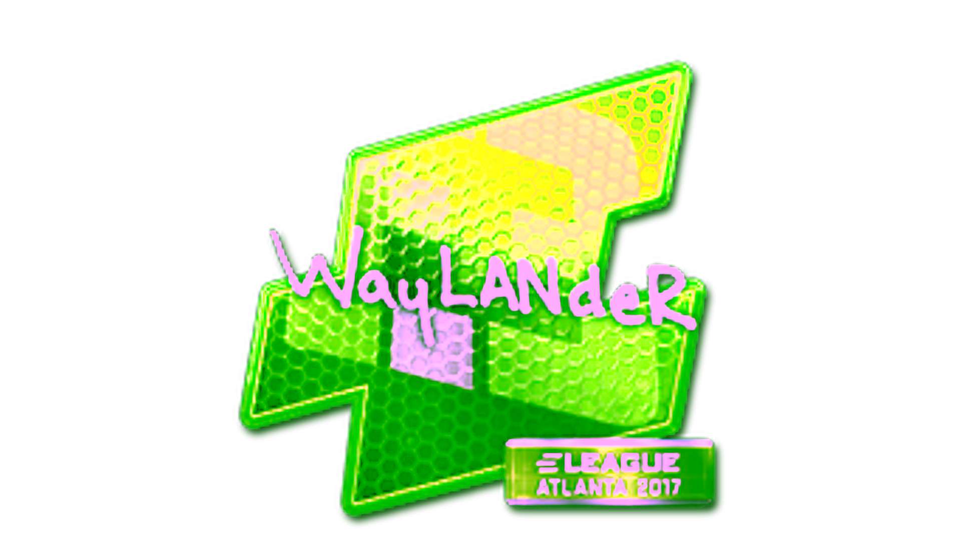 Display for Sticker | wayLander (Foil) | Atlanta 2017